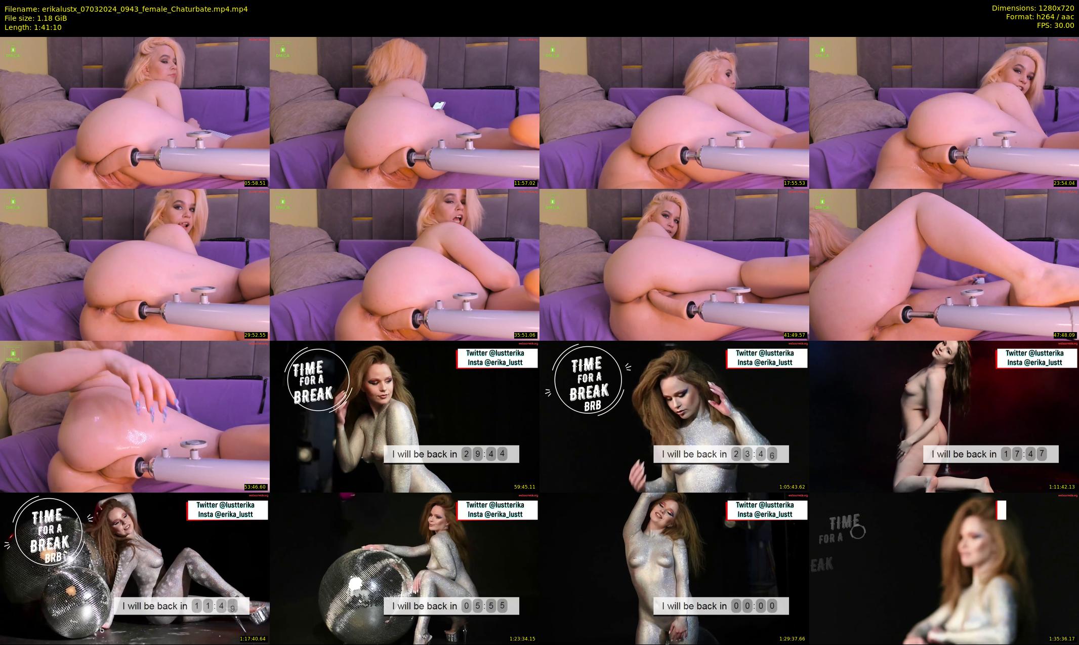 erikalustx — 102 minute Chaturbate female cam show recording, 720p, Mar 7, 2024