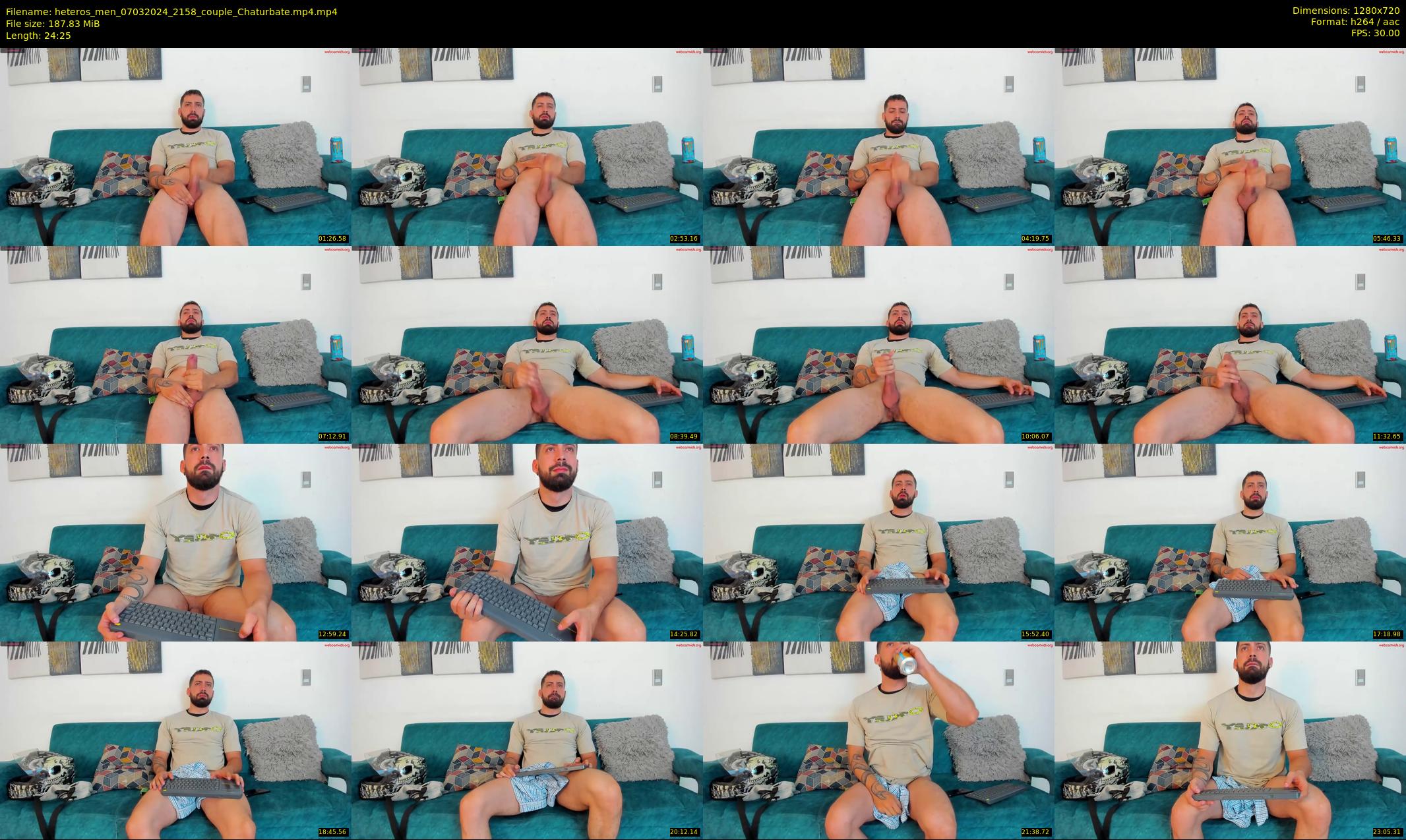 heteros_men — 25 minute Chaturbate male cam show recording, 720p, Mar 7, 2024