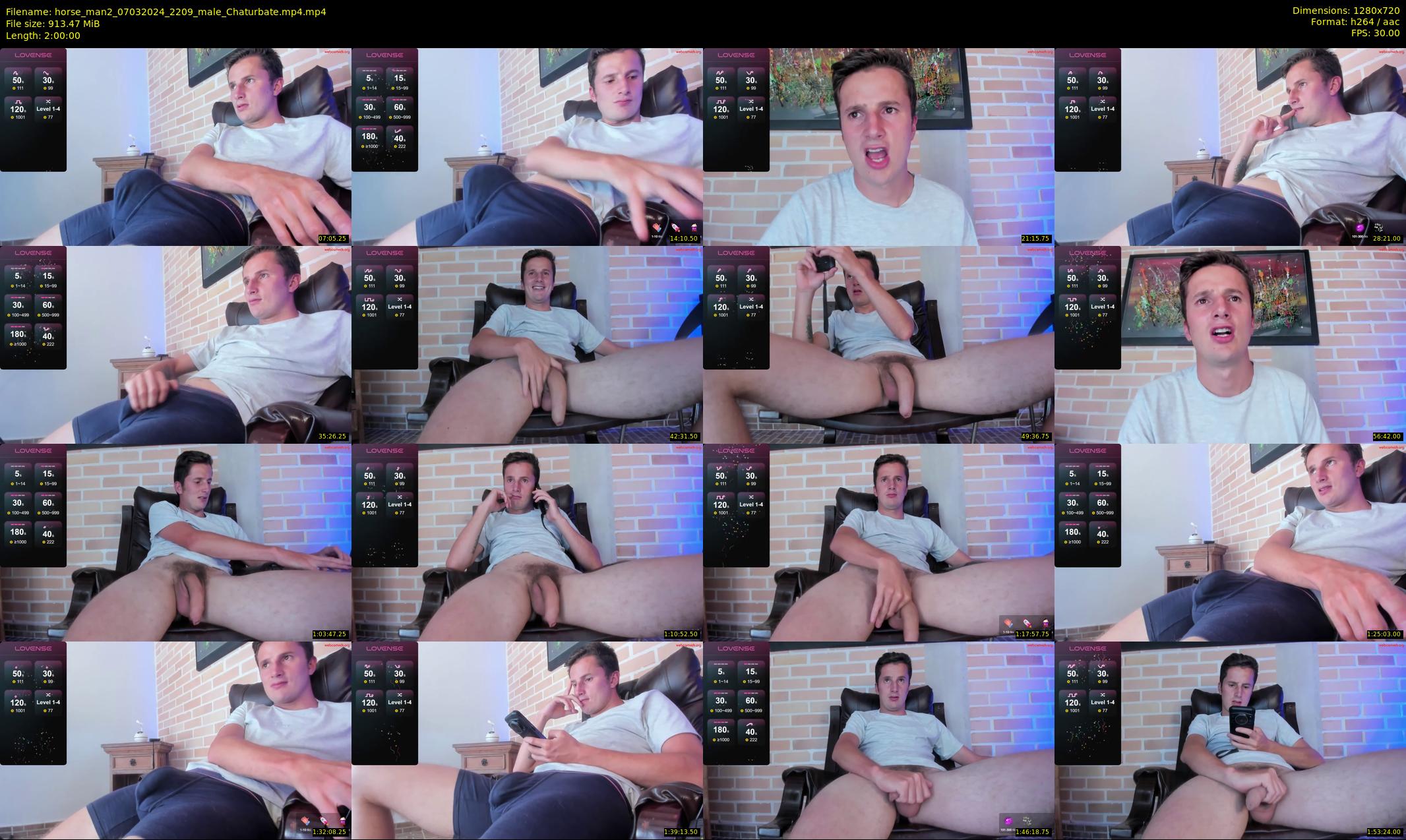 horse_man2 — 120 minute Chaturbate male cam show recording, 720p, Mar 7, 2024