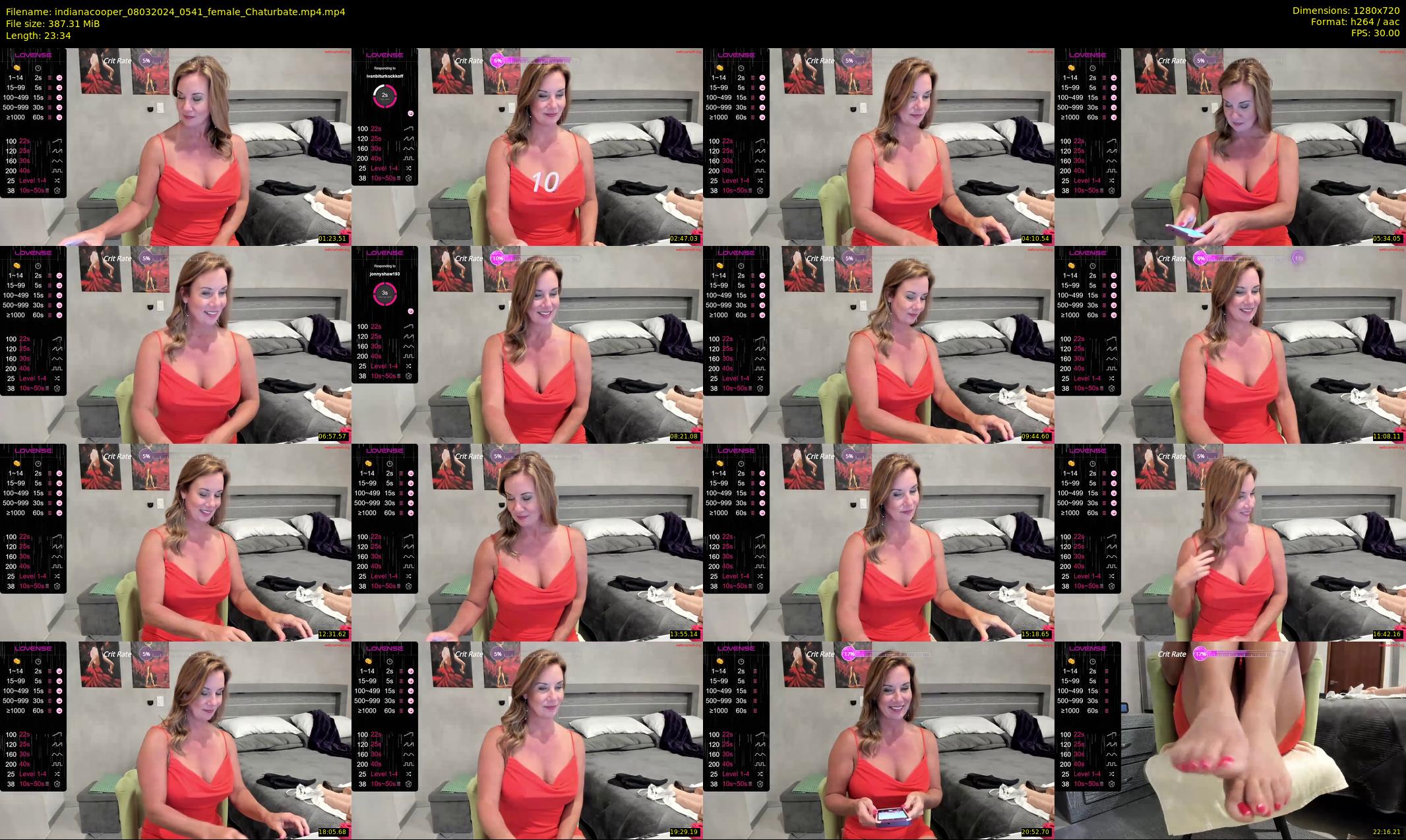 indianacooper — 24 minute Chaturbate female cam show recording, 720p, Mar 8, 2024