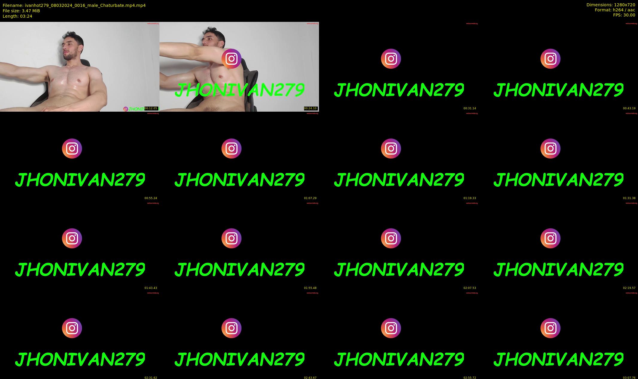 ivanhot279 — 4 minute Chaturbate male cam show recording, 720p, Mar 8, 2024