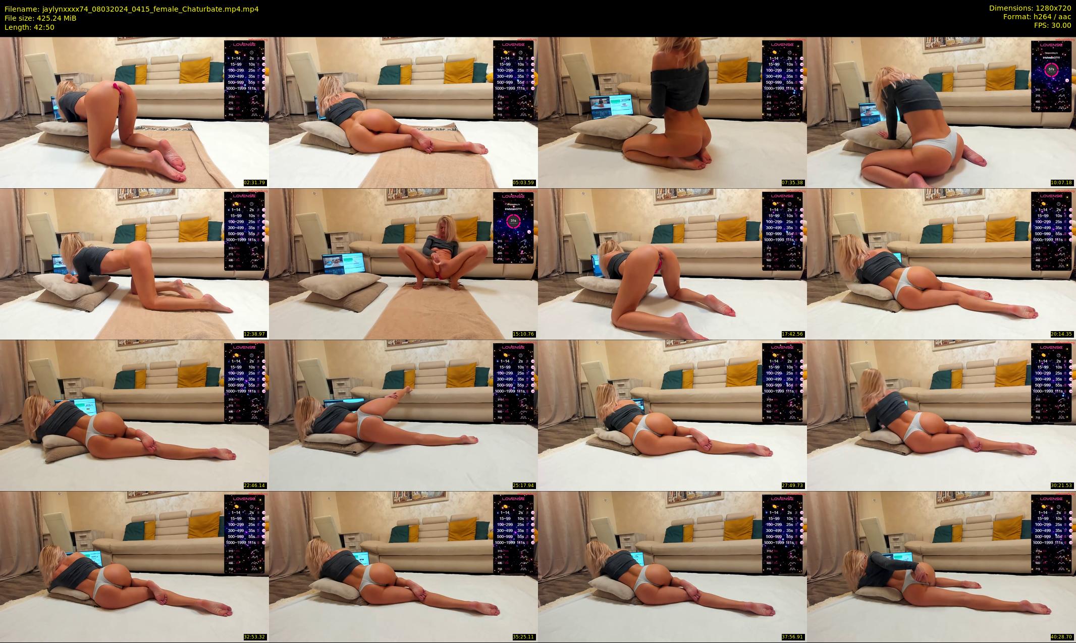 jaylynxxxx74 — 43 minute Chaturbate female cam show recording, 720p, Mar 8, 2024
