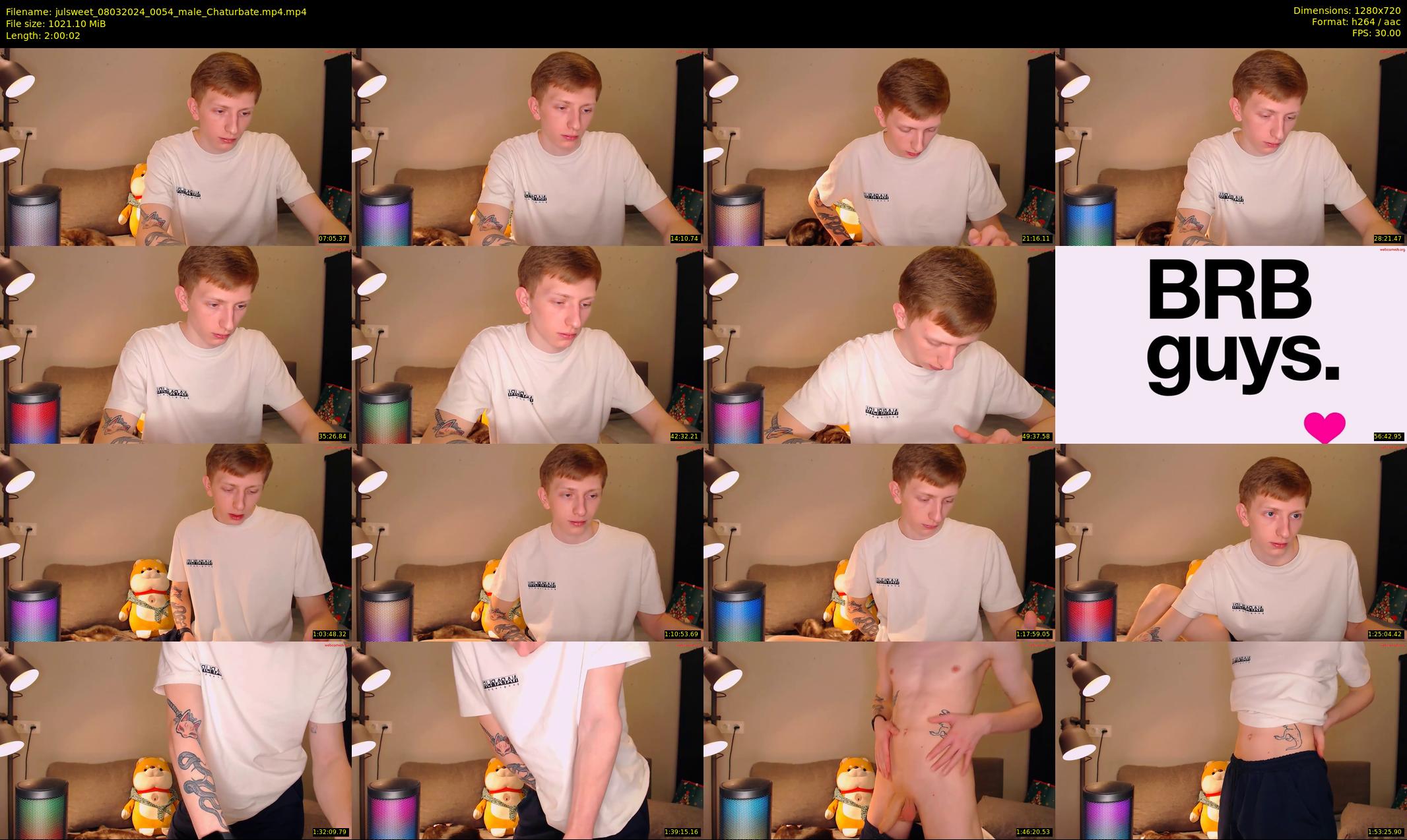 julsweet — 121 minute Chaturbate male cam show recording, 720p, Mar 8, 2024