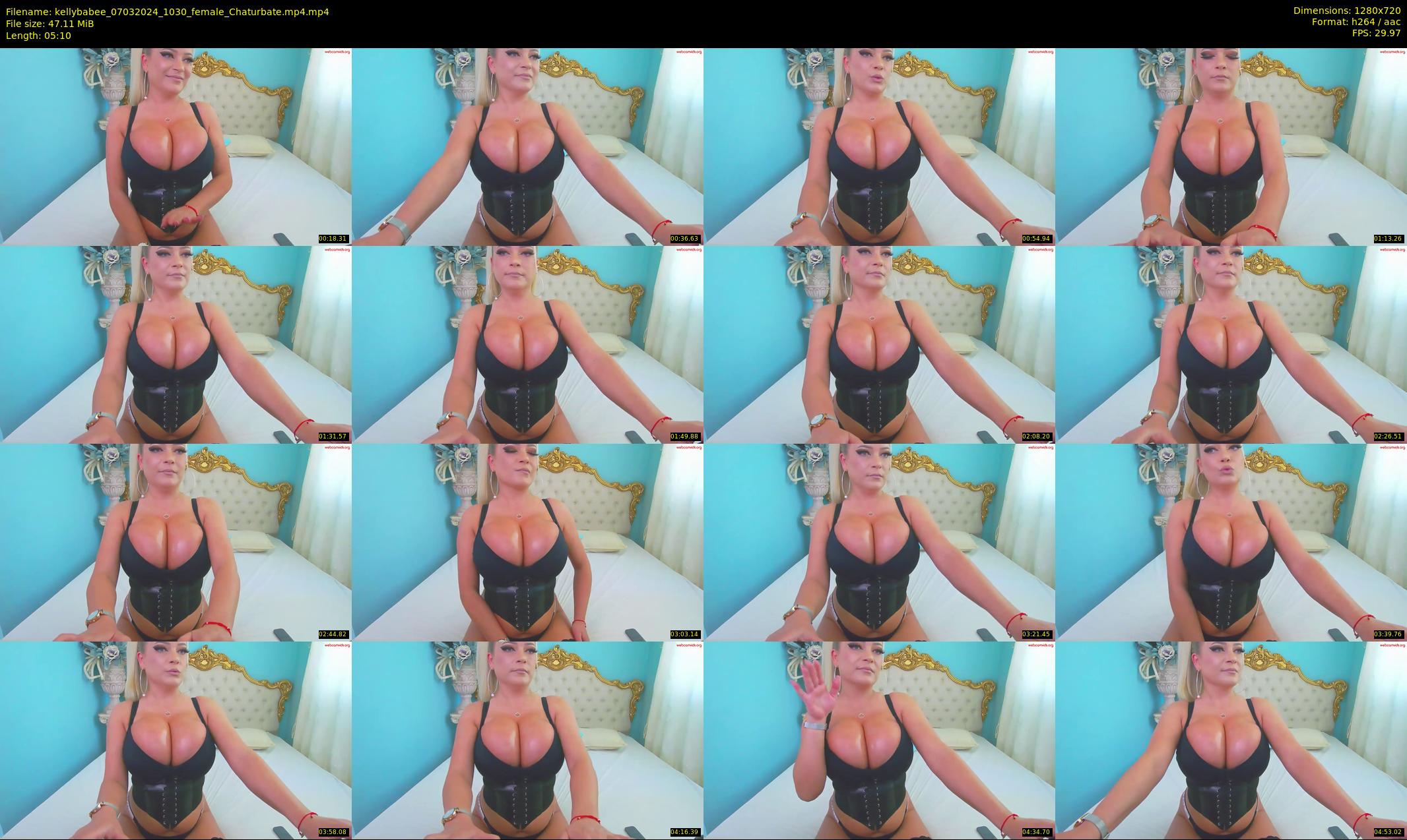 kellybabee — 6 minute Chaturbate female cam show recording, 720p, Mar 7, 2024