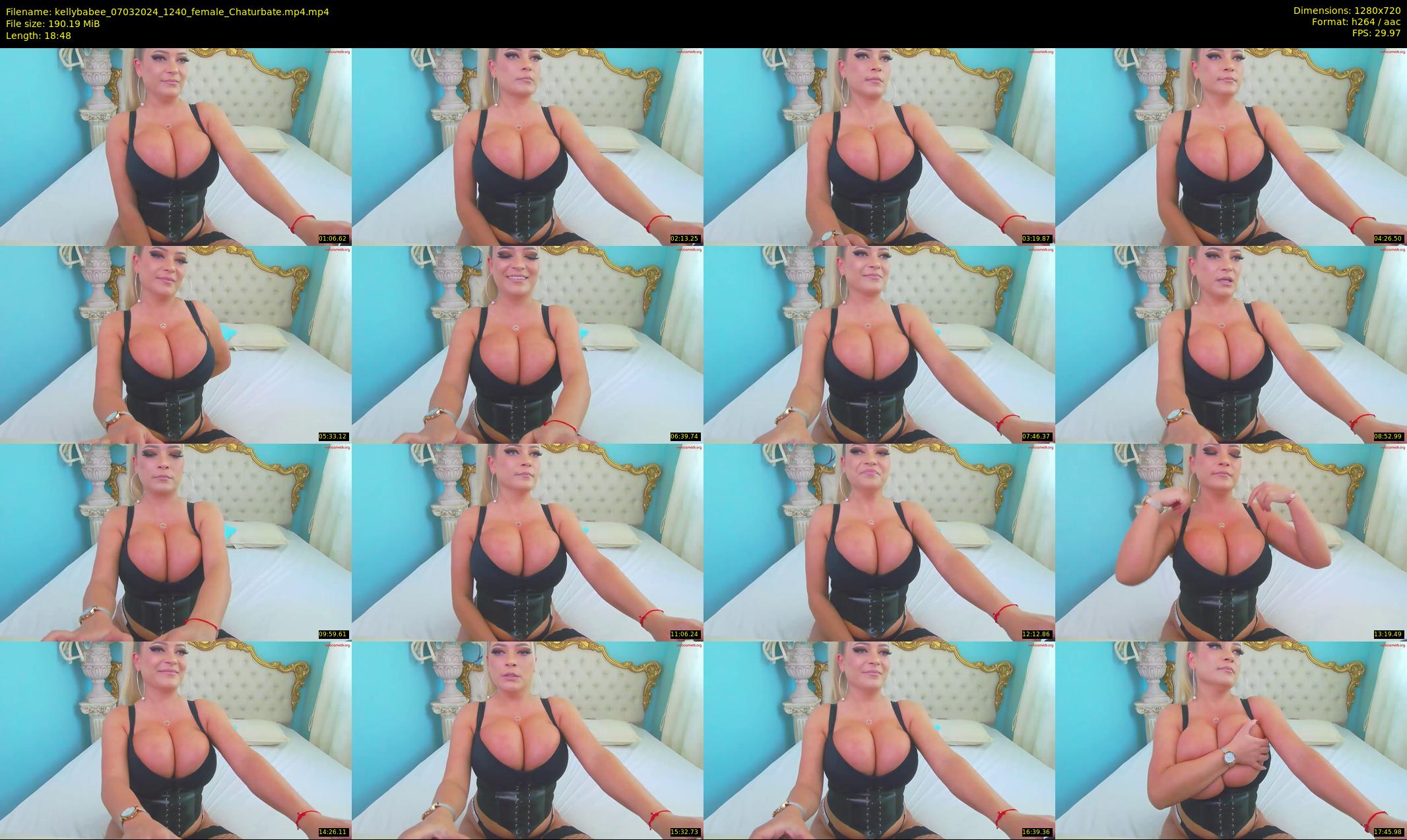 kellybabee — 19 minute Chaturbate female cam show recording, 720p, Mar 7, 2024