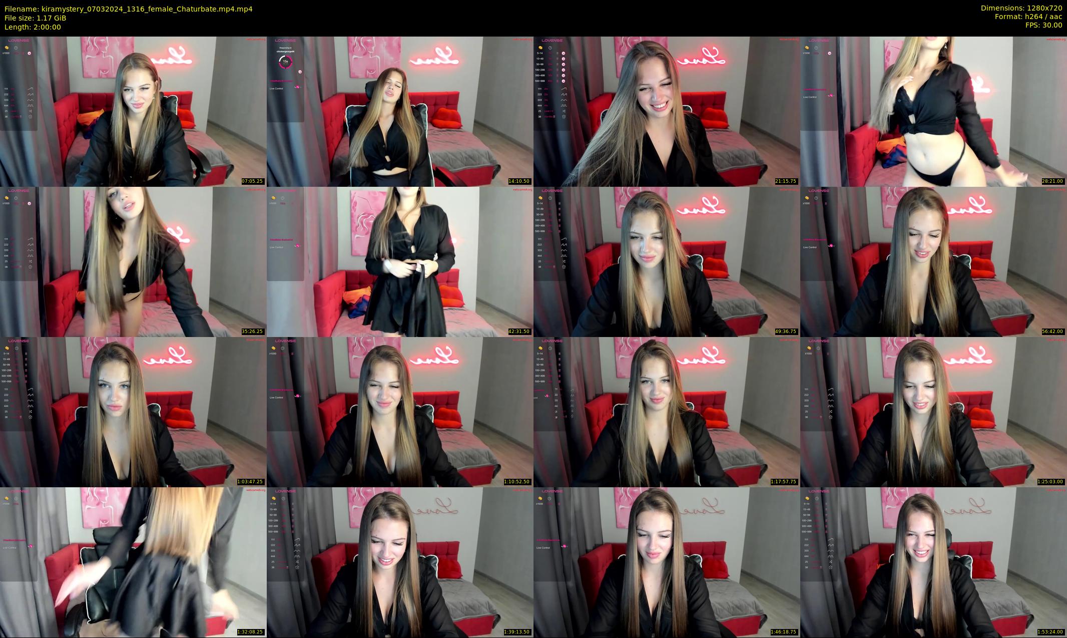 kiramystery — 120 minute Chaturbate female cam show recording, 720p, Mar 7, 2024