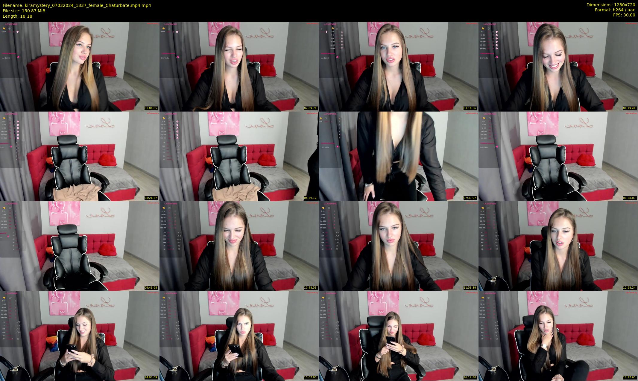 kiramystery — 19 minute Chaturbate female cam show recording, 720p, Mar 7, 2024