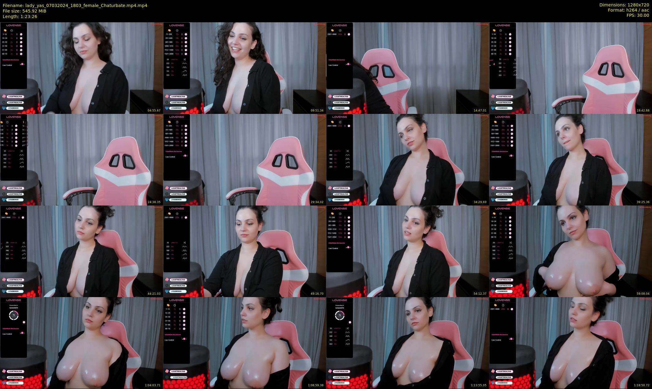 lady_yas — 84 minute Chaturbate female cam show recording, 720p, Mar 7, 2024