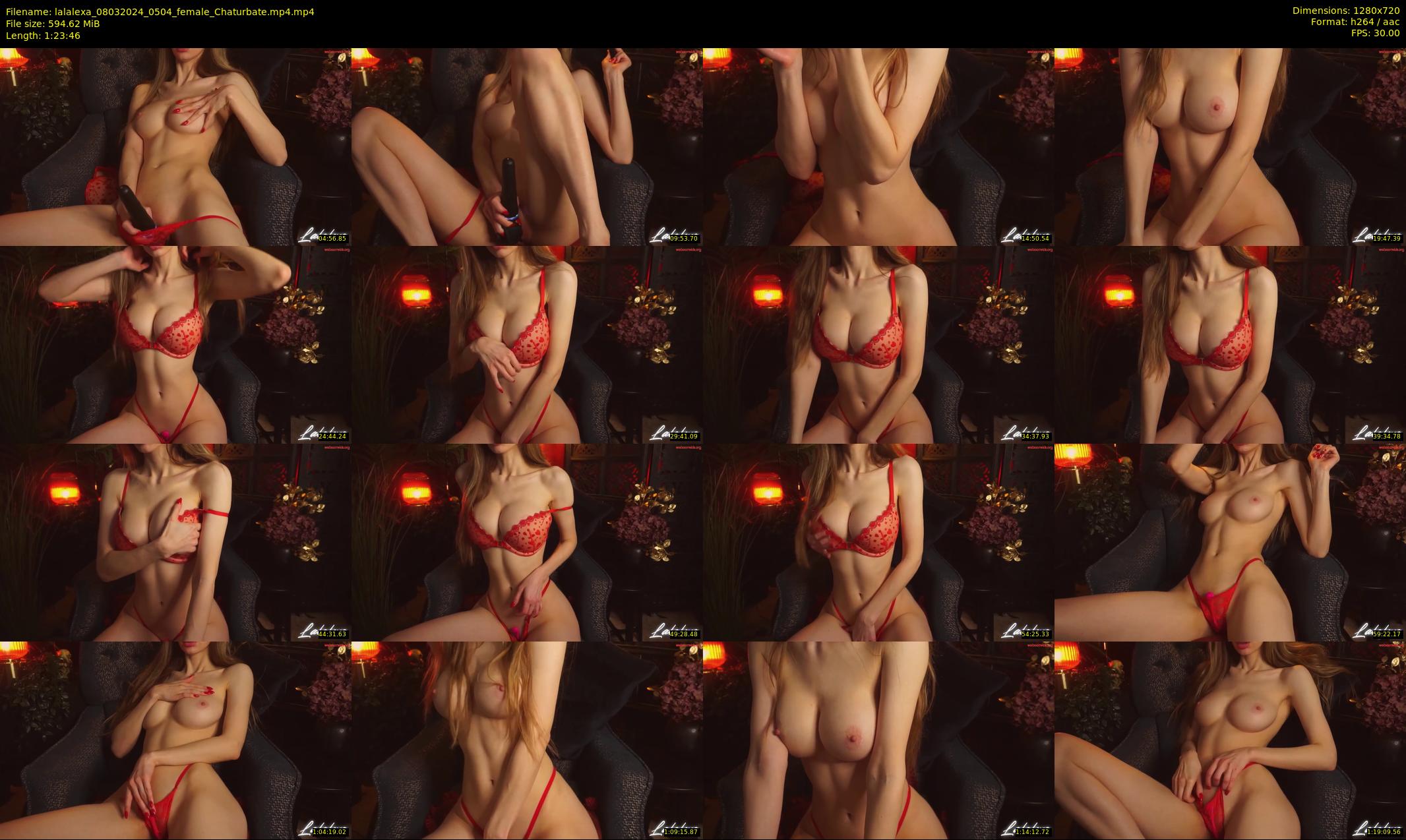 lalalexa — 84 minute Chaturbate female cam show recording, 720p, Mar 8, 2024