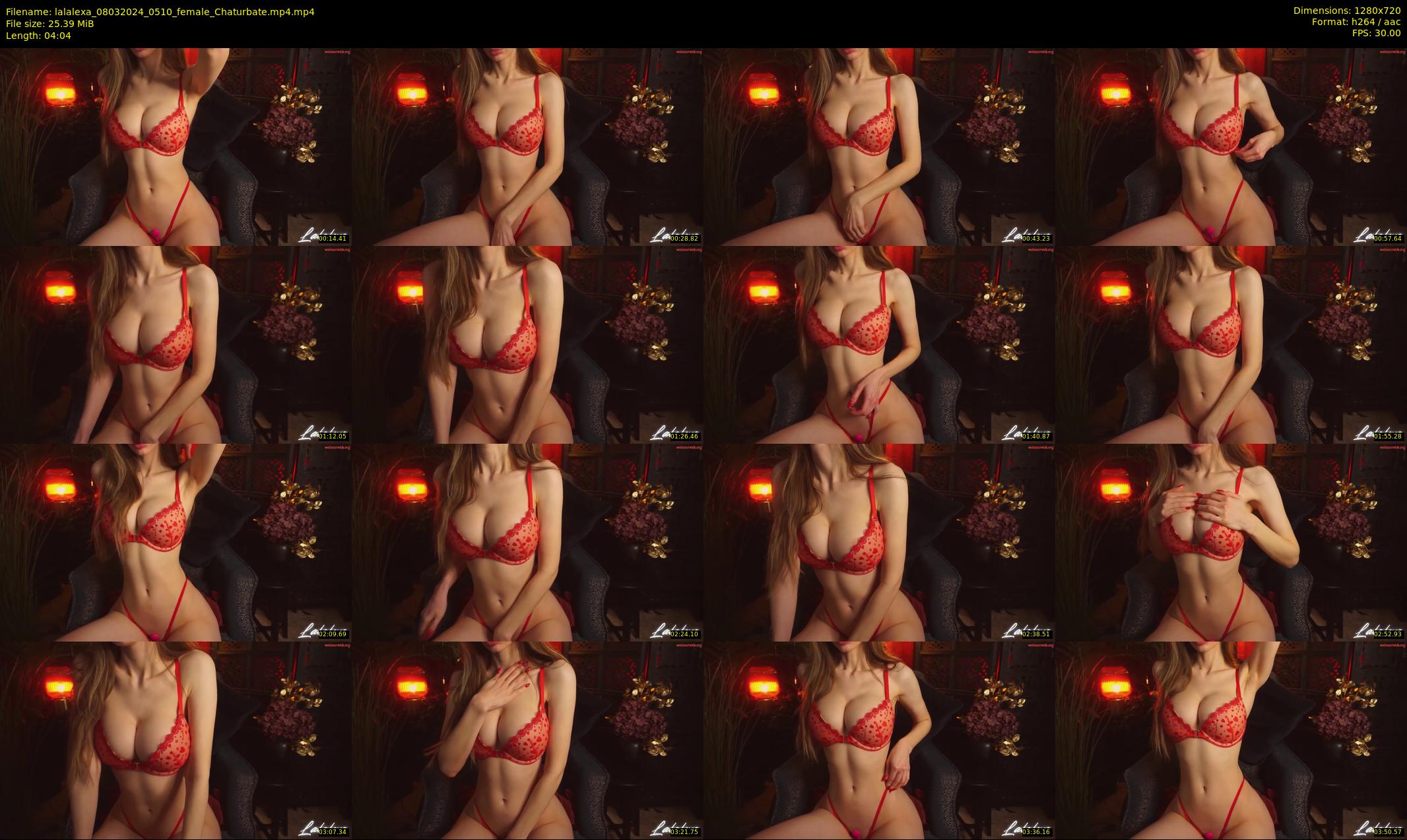 lalalexa — 5 minute Chaturbate female cam show recording, 720p, Mar 8, 2024