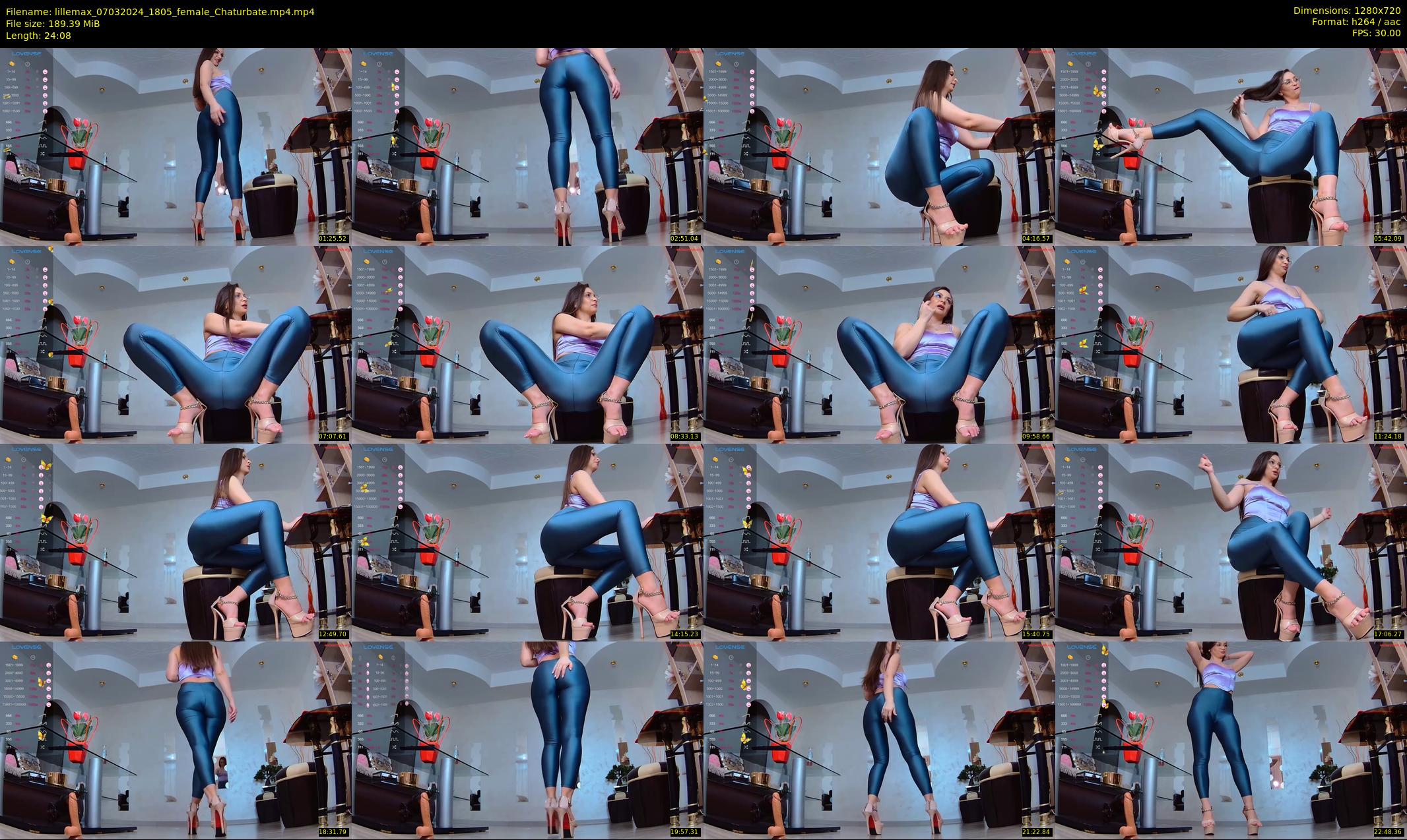 lillemax — 25 minute Chaturbate female cam show recording, 720p, Mar 7, 2024
