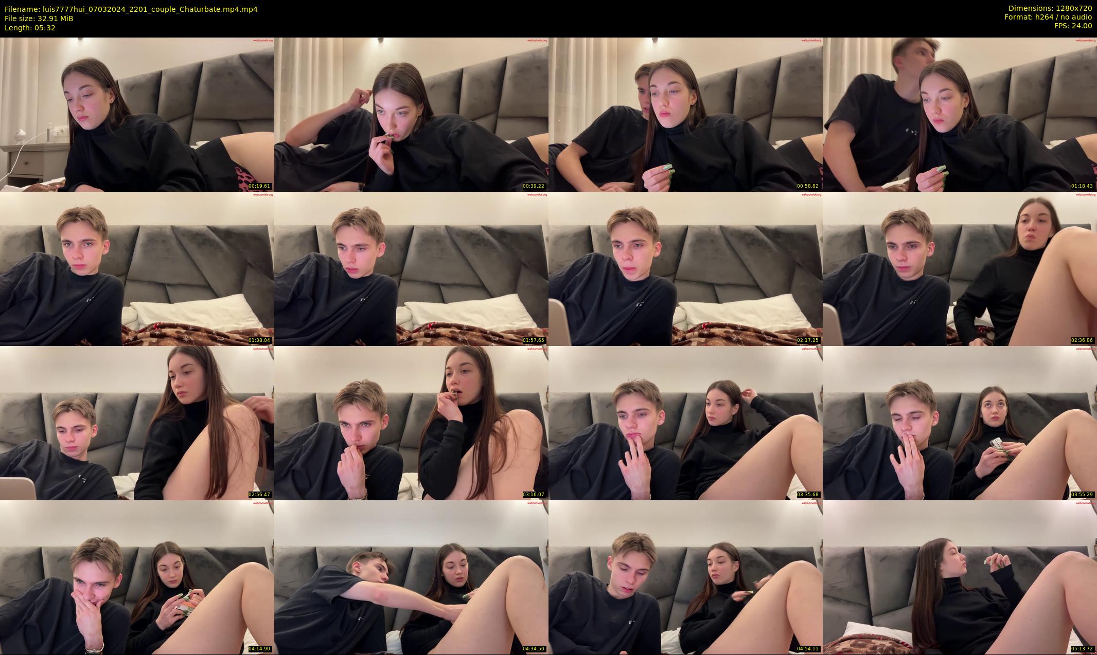 luis7777hui — 6 minute Chaturbate couple cam show recording, 720p, Mar 7, 2024
