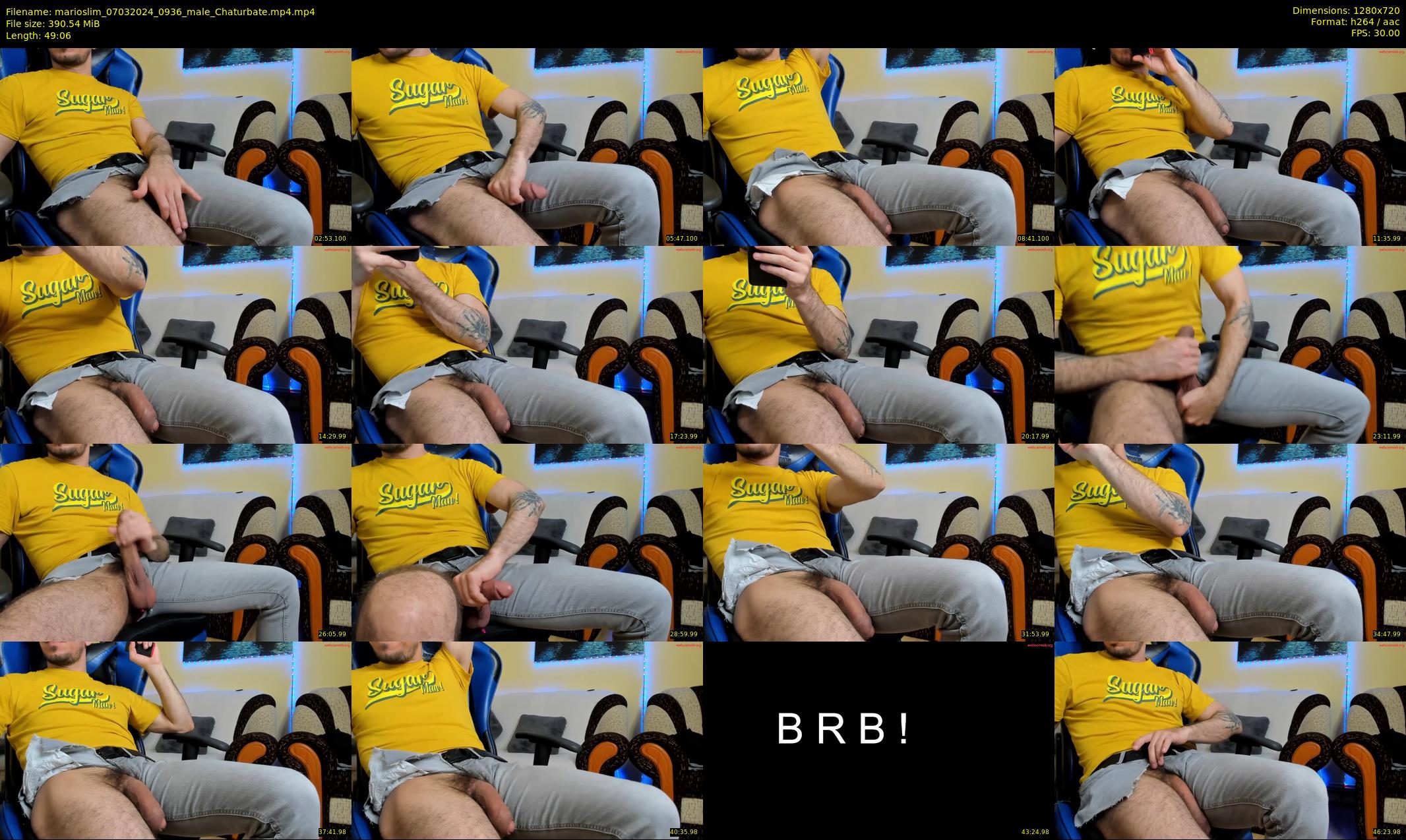 marioslim — 50 minute Chaturbate male cam show recording, 720p, Mar 7, 2024