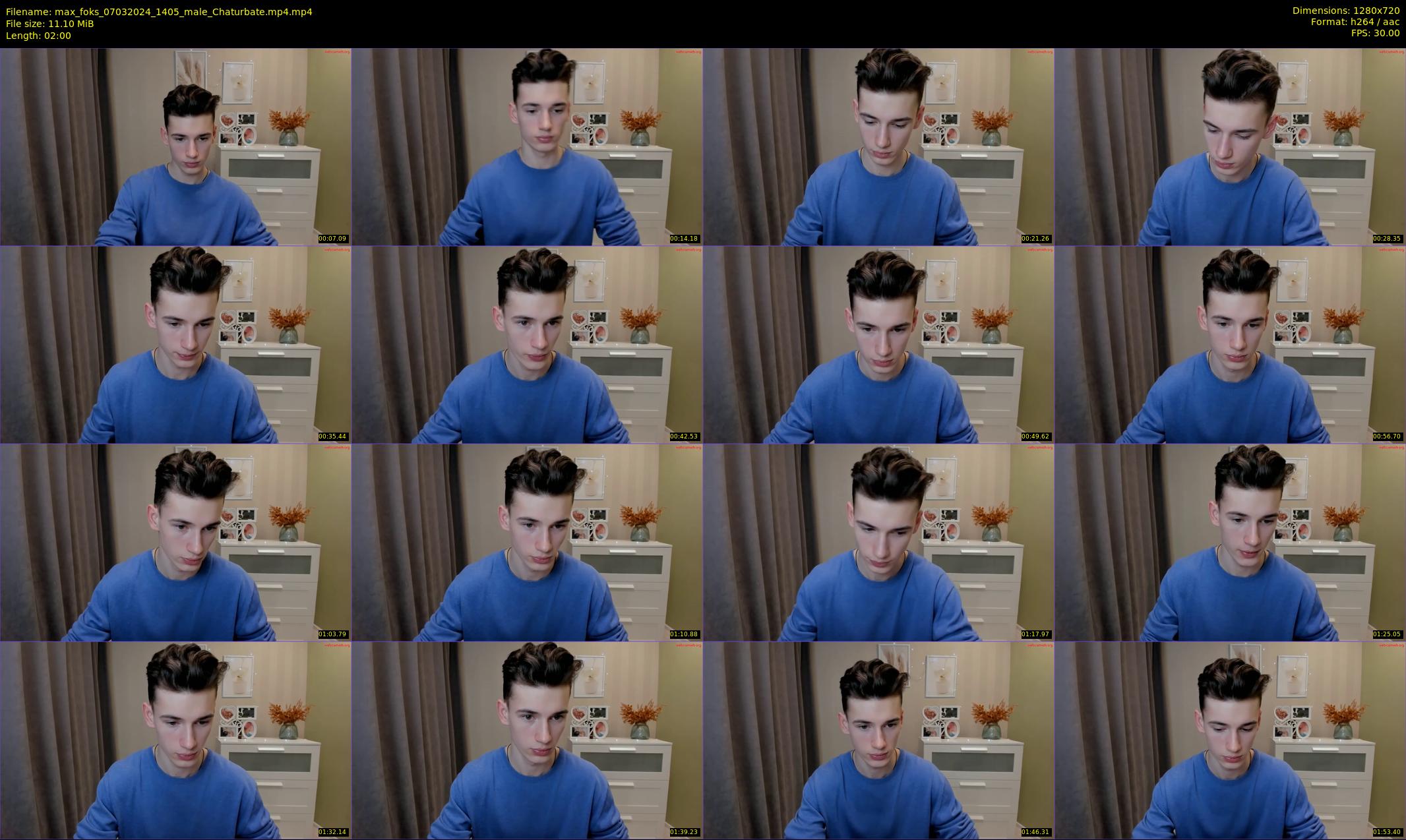 max_foks — 2 minute Chaturbate male cam show recording, 720p, Mar 7, 2024