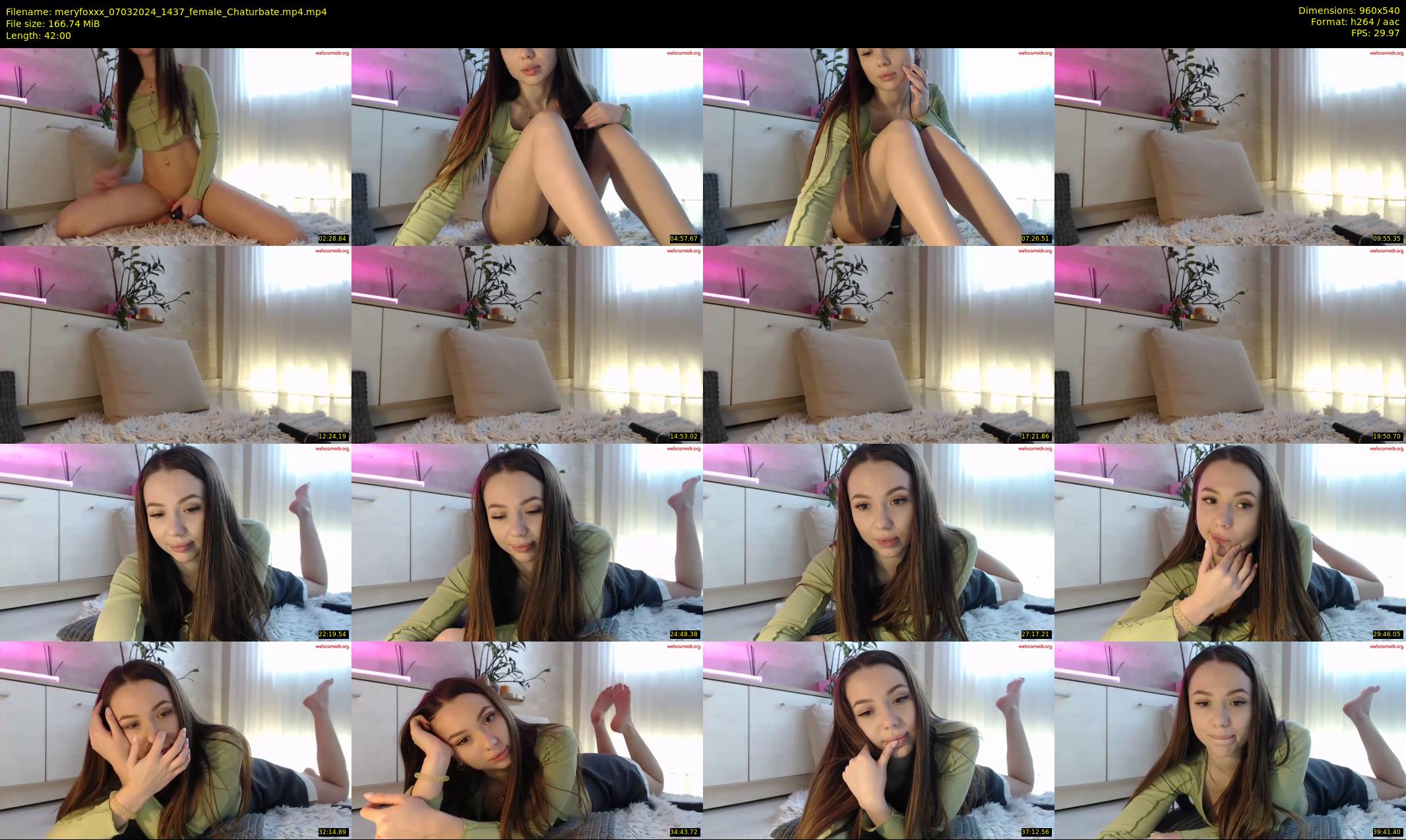 meryfoxxx — 42 minute Chaturbate female cam show recording, 480p, Mar 7, 2024