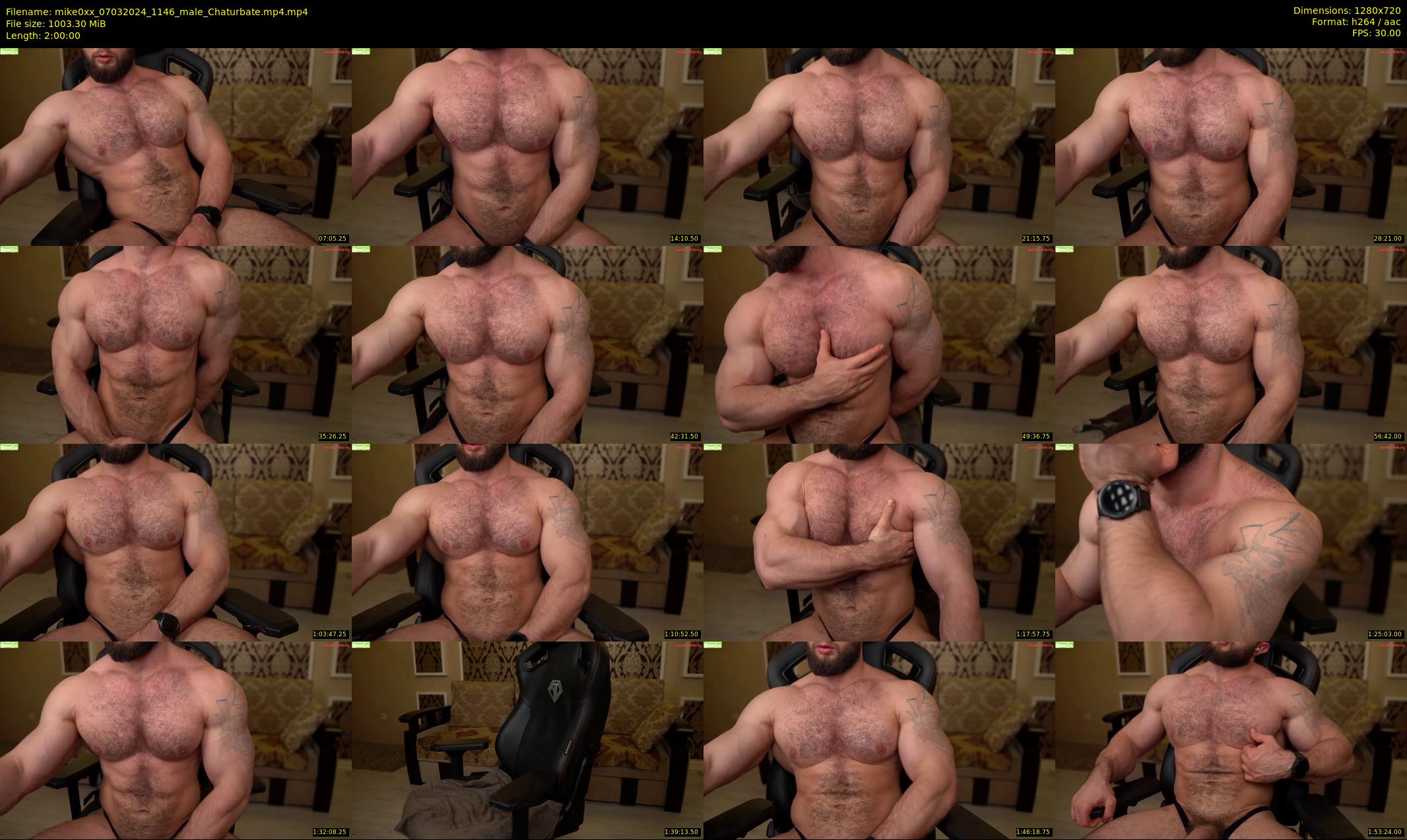 mike0xx — 120 minute Chaturbate male cam show recording, 720p, Mar 7, 2024