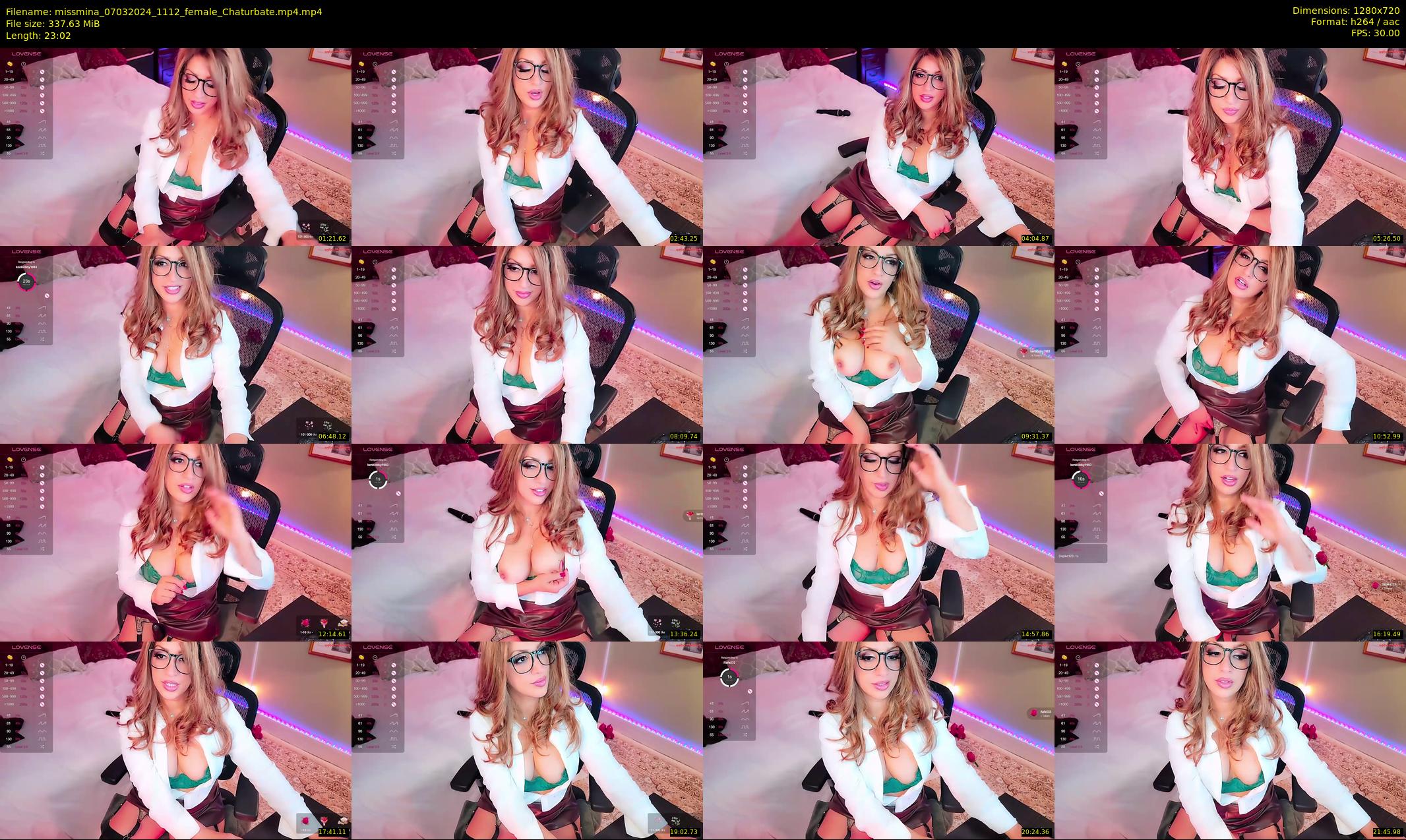 missmina — 24 minute Chaturbate female cam show recording, 720p, Mar 7, 2024