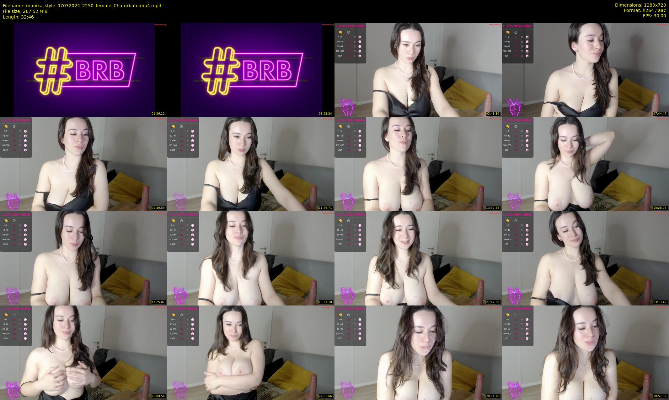monika_style — 33 minute Chaturbate female cam show recording, 720p, Mar 7, 2024