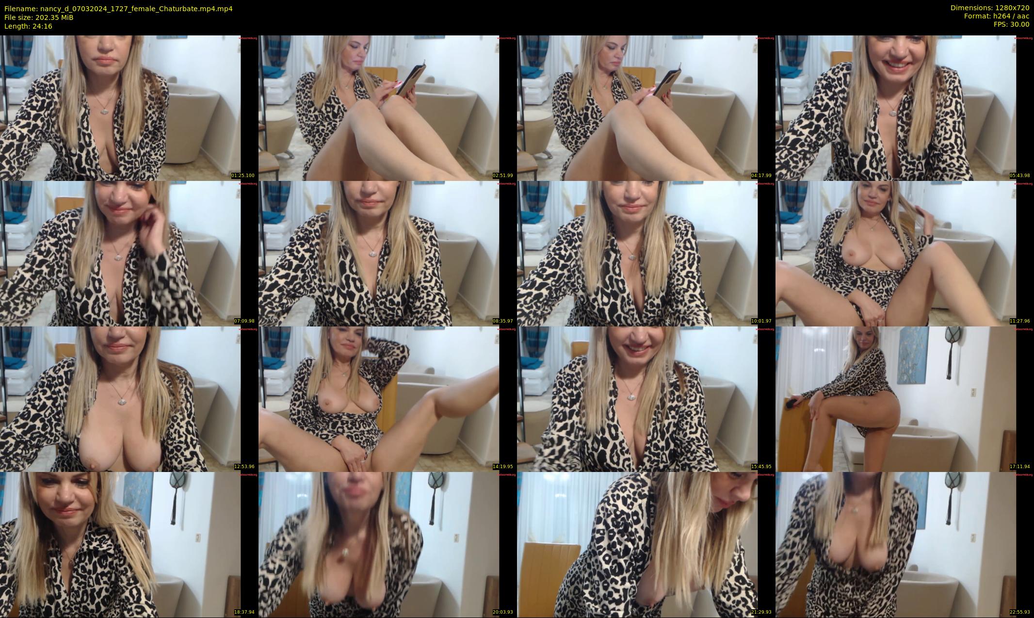 nancy_d — 25 minute Chaturbate female cam show recording, 720p, Mar 7, 2024
