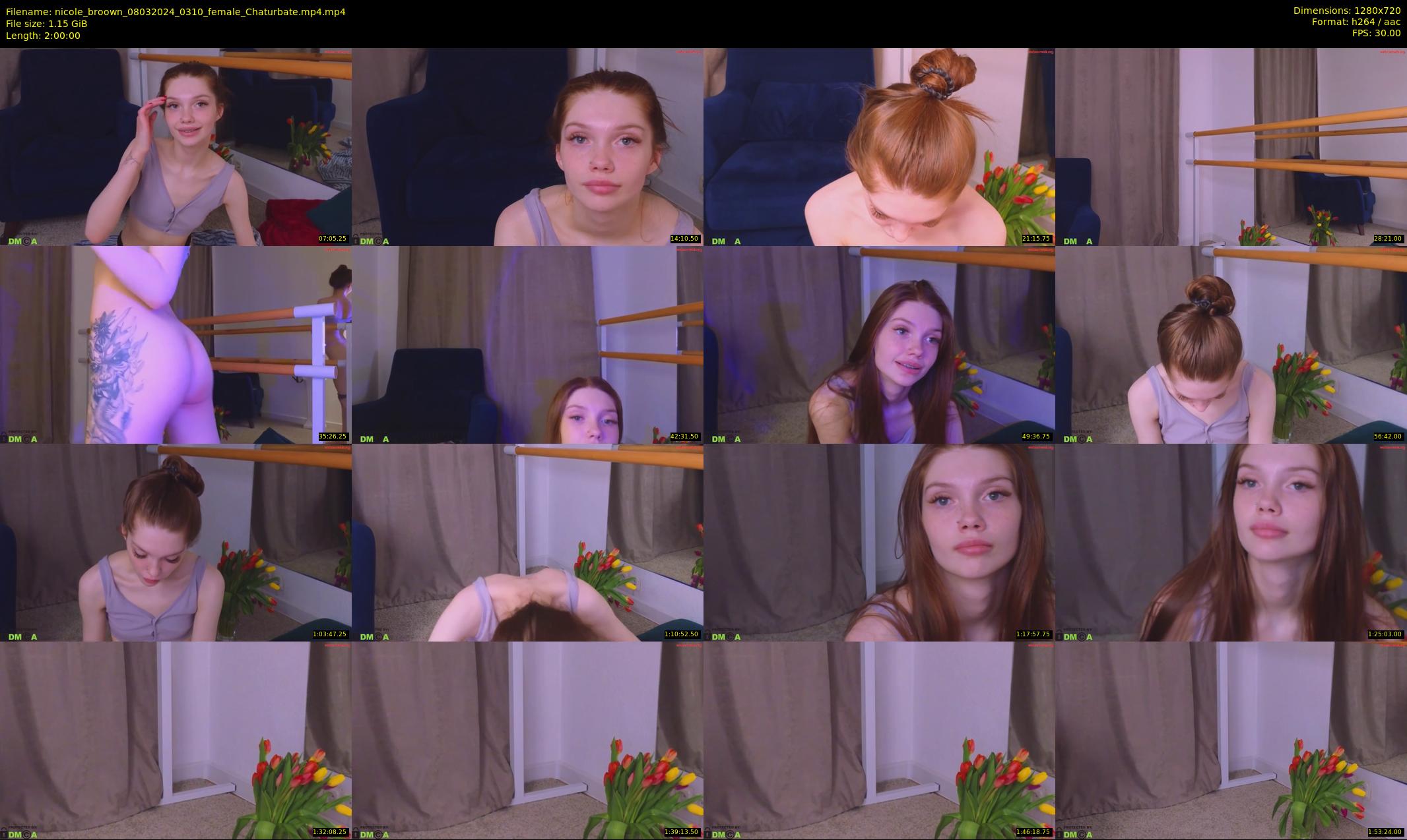 nicole_broown — 120 minute Chaturbate female cam show recording, 720p, Mar 8, 2024