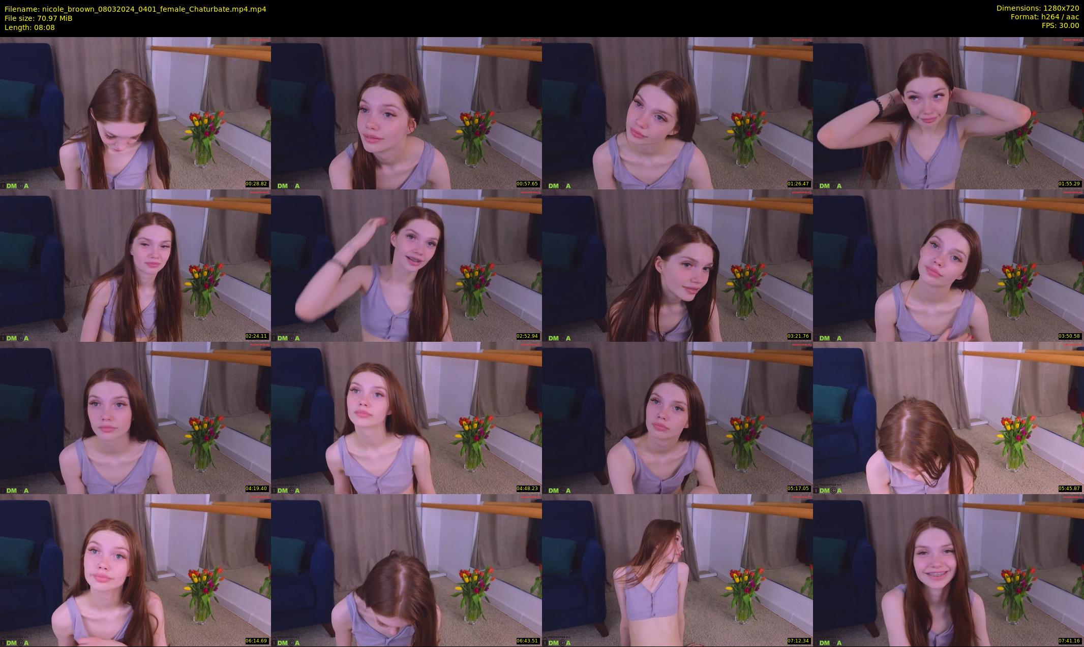 nicole_broown — 9 minute Chaturbate female cam show recording, 720p, Mar 8, 2024
