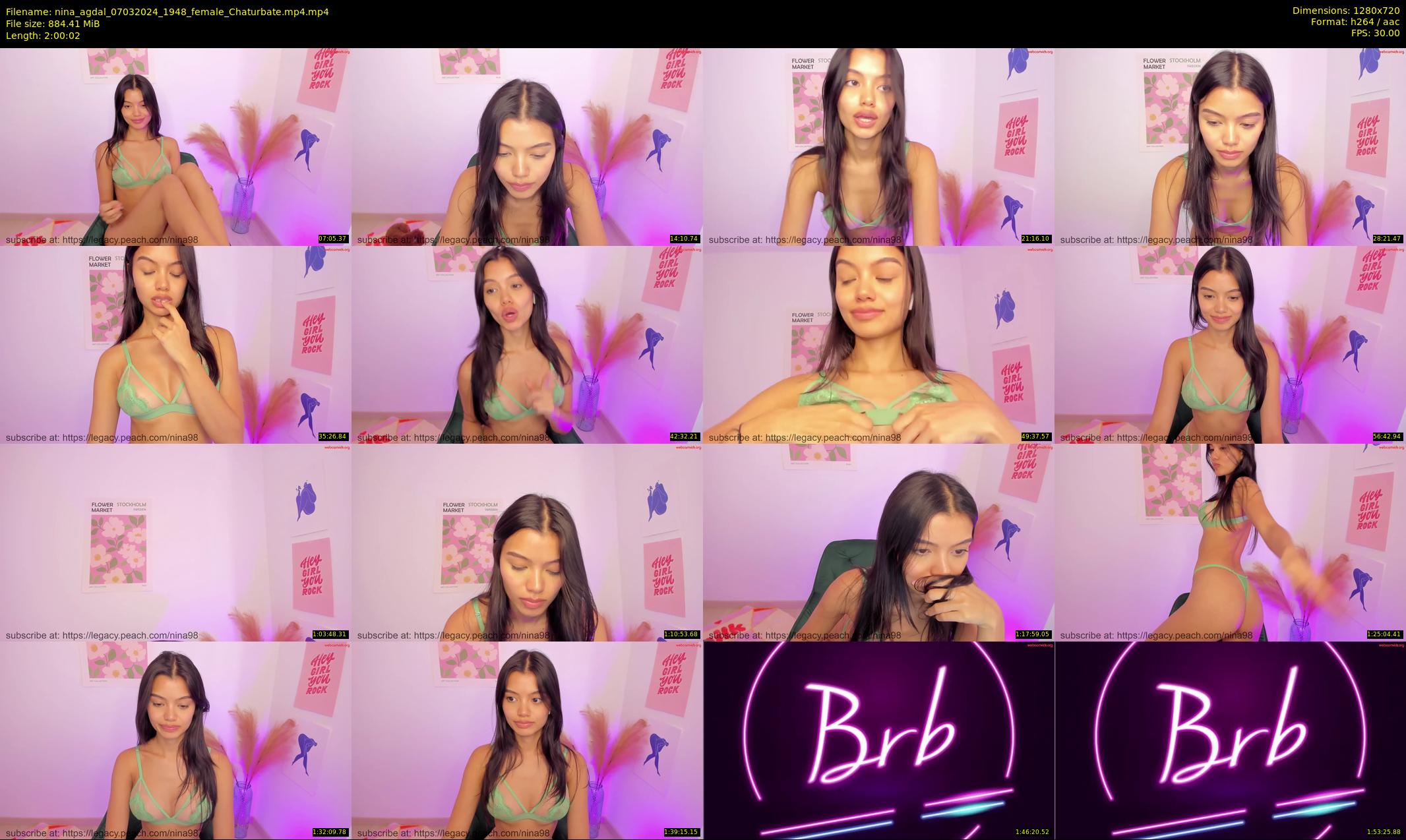 nina_agdal — 121 minute Chaturbate female cam show recording, 720p, Mar 7, 2024