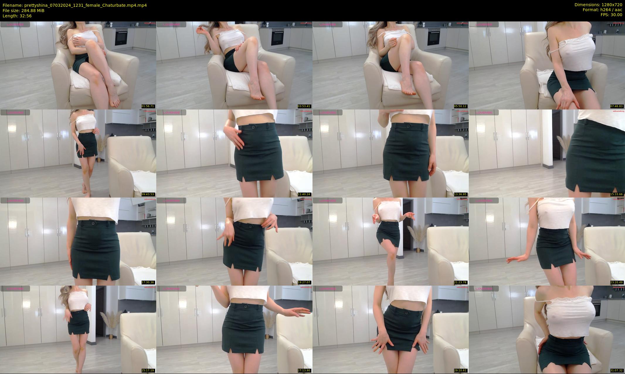 prettyshina — 33 minute Chaturbate female cam show recording, 720p, Mar 7, 2024