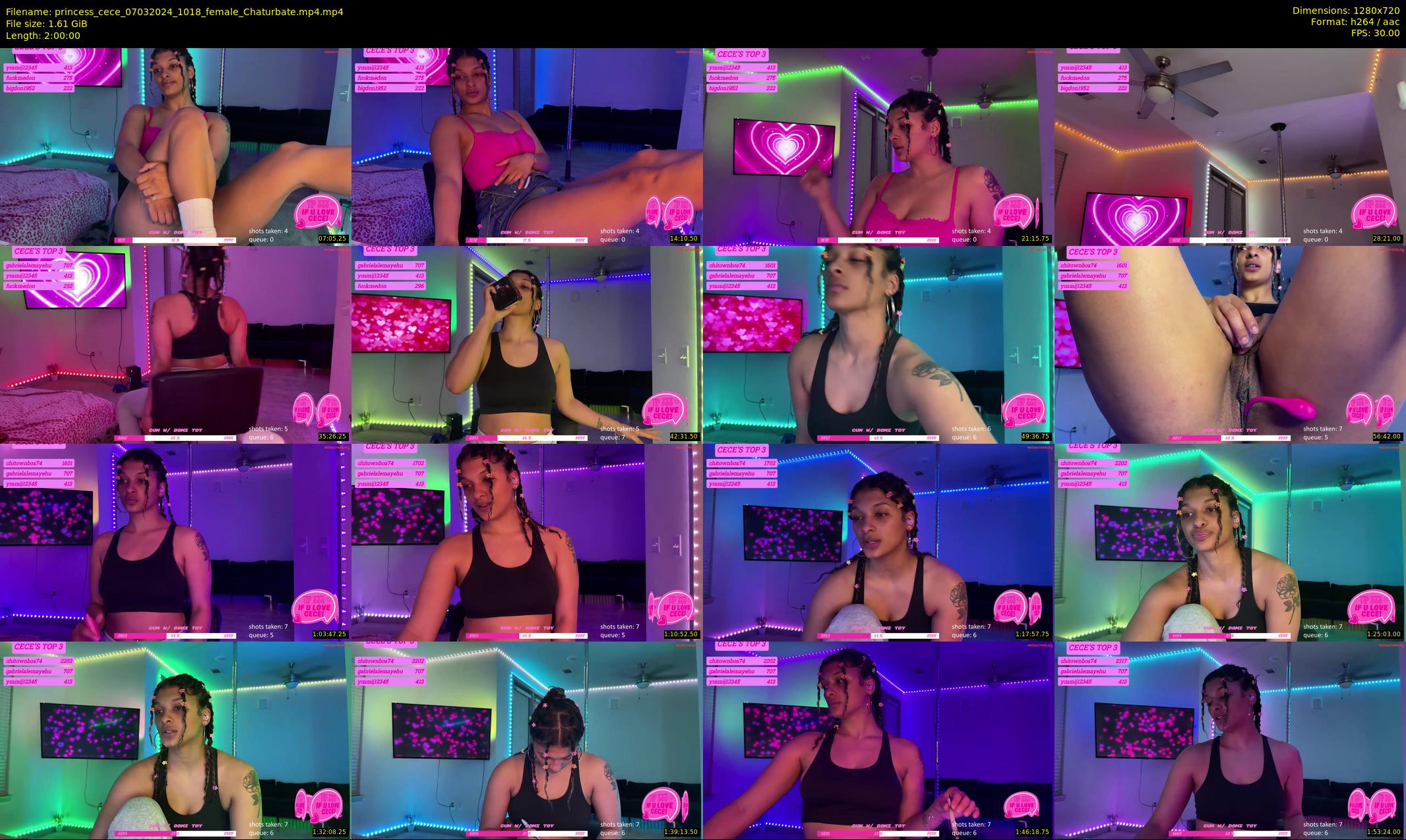 princess_cece — 120 minute Chaturbate female cam show recording, 720p, Mar 7, 2024