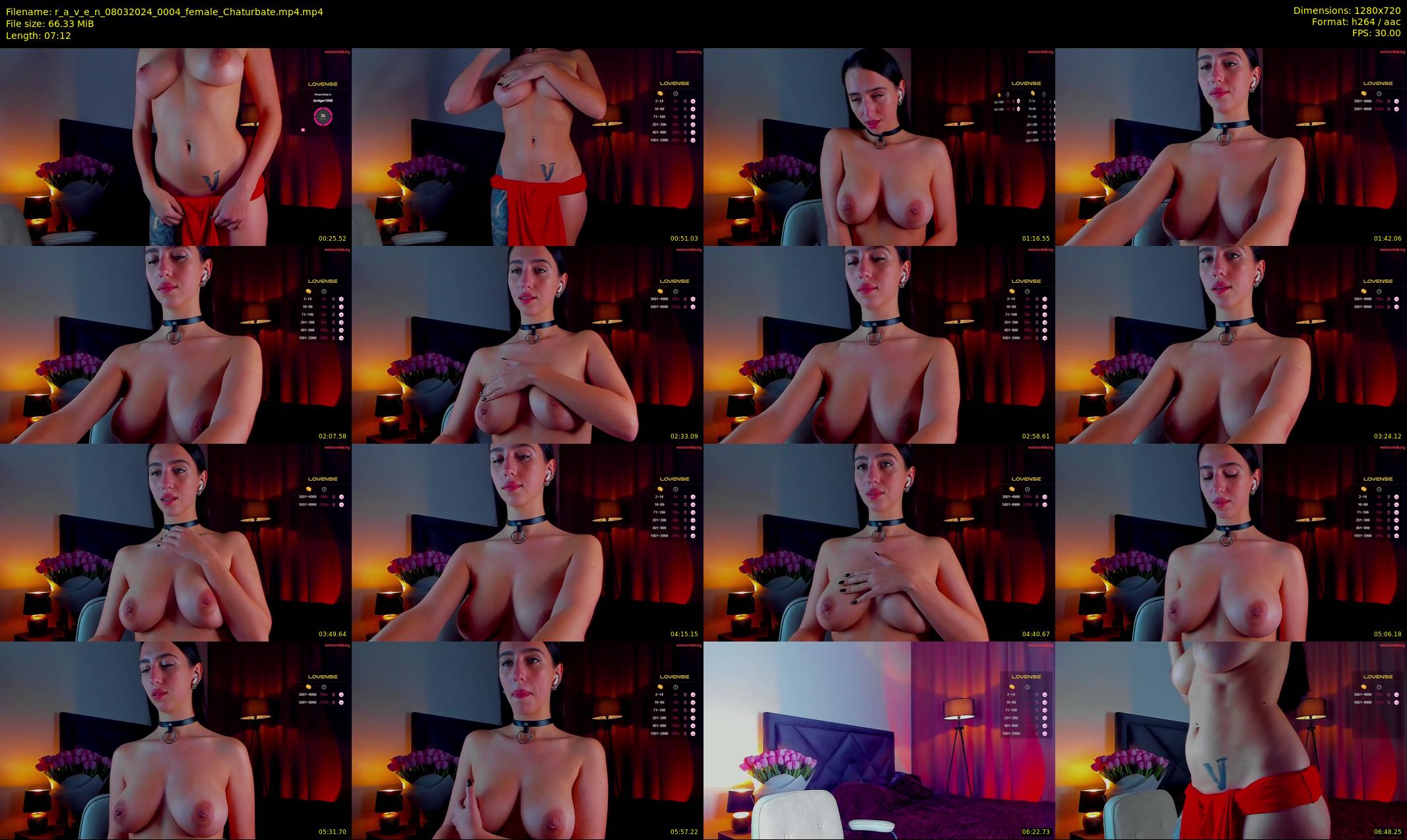 r_a_v_e_n — 8 minute Chaturbate female cam show recording, 720p, Mar 8, 2024