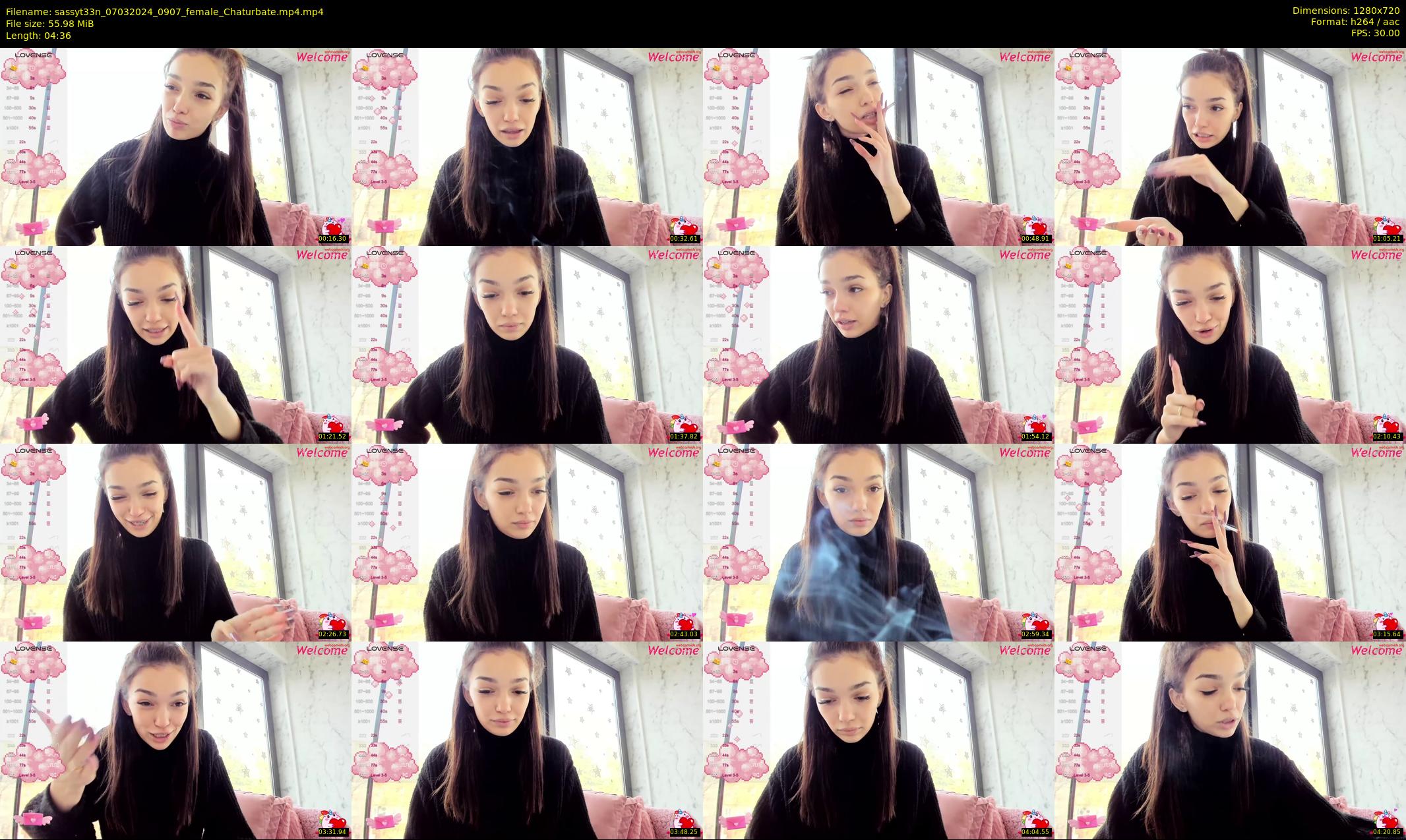sassyt33n — 5 minute Chaturbate female cam show recording, 720p, Mar 7, 2024
