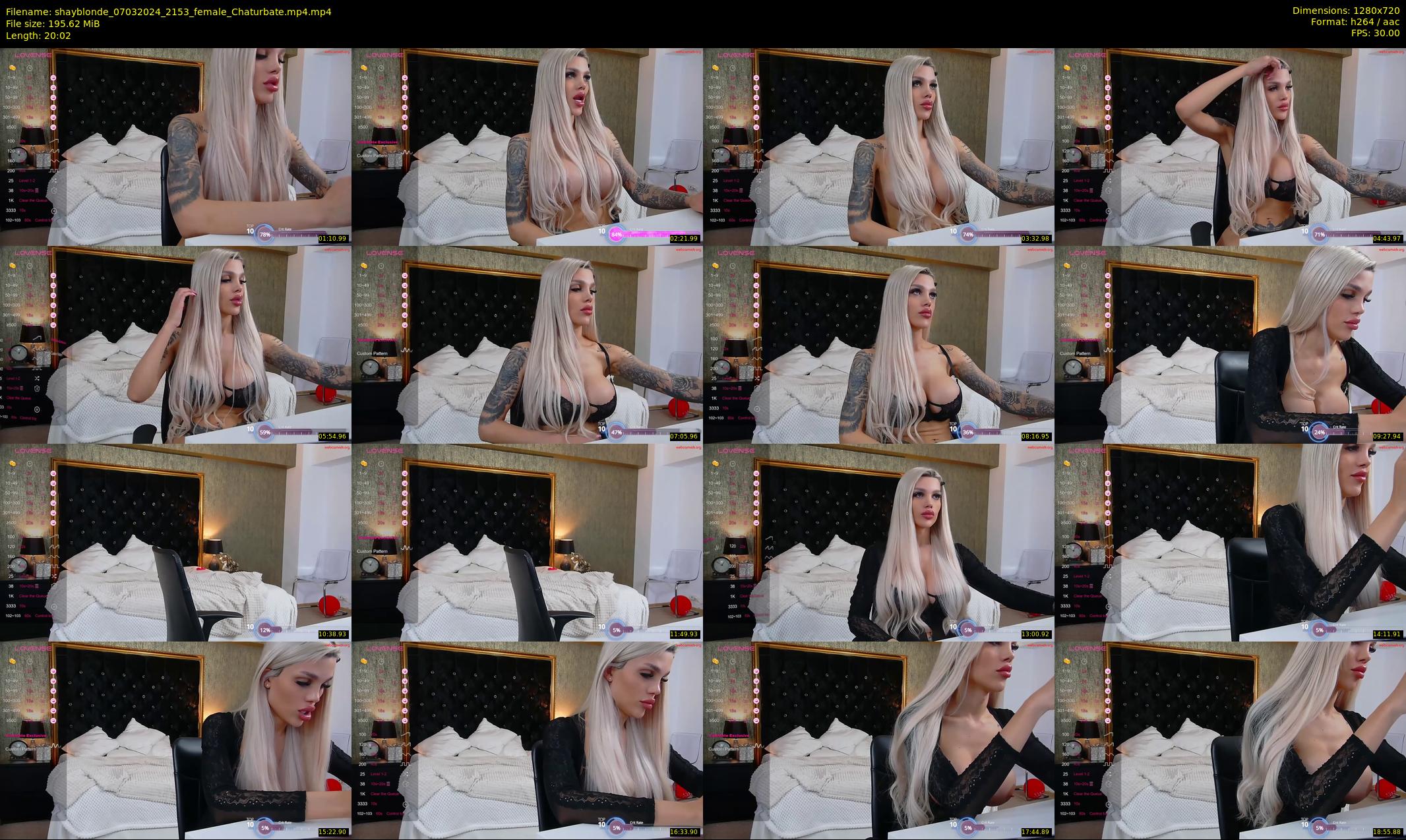 shayblonde — 21 minute Chaturbate female cam show recording, 720p, Mar 7, 2024
