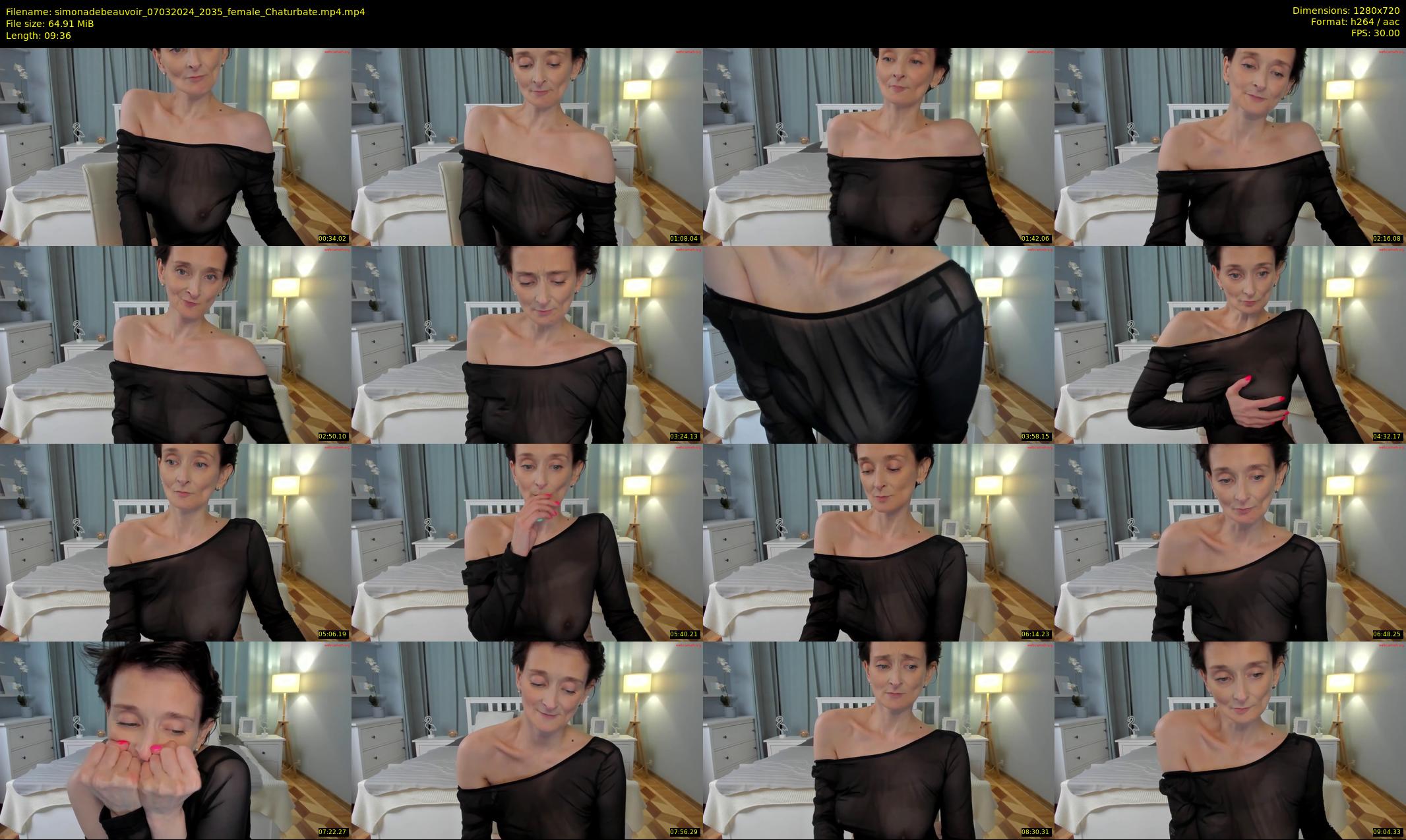 simonadebeauvoir — 10 minute Chaturbate female cam show recording, 720p, Mar 7, 2024