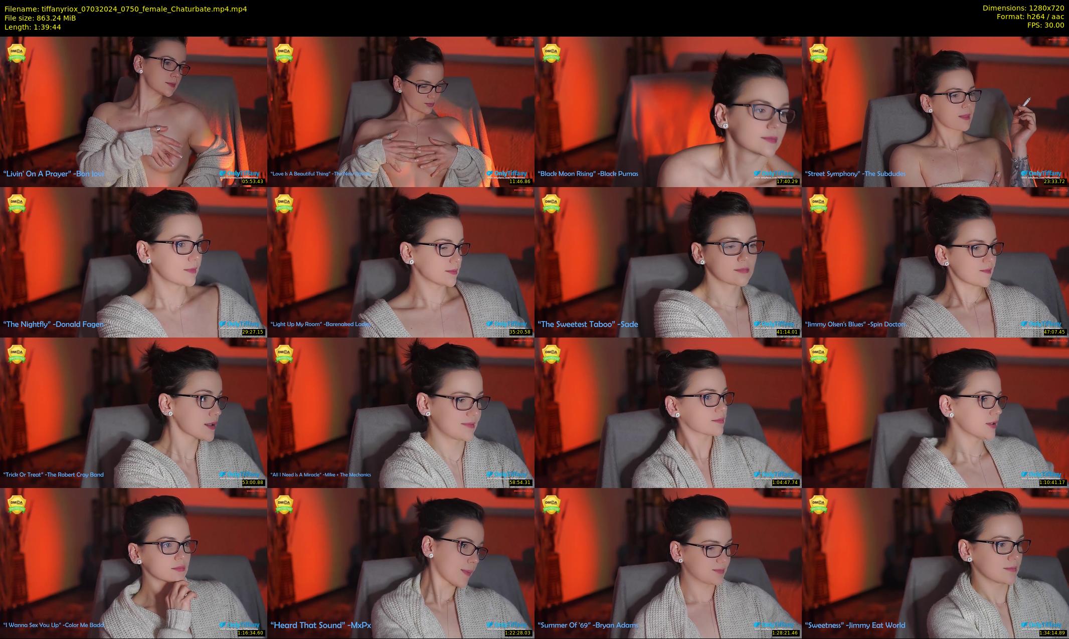 tiffanyriox — 100 minute Chaturbate female cam show recording, 720p, Mar 7, 2024