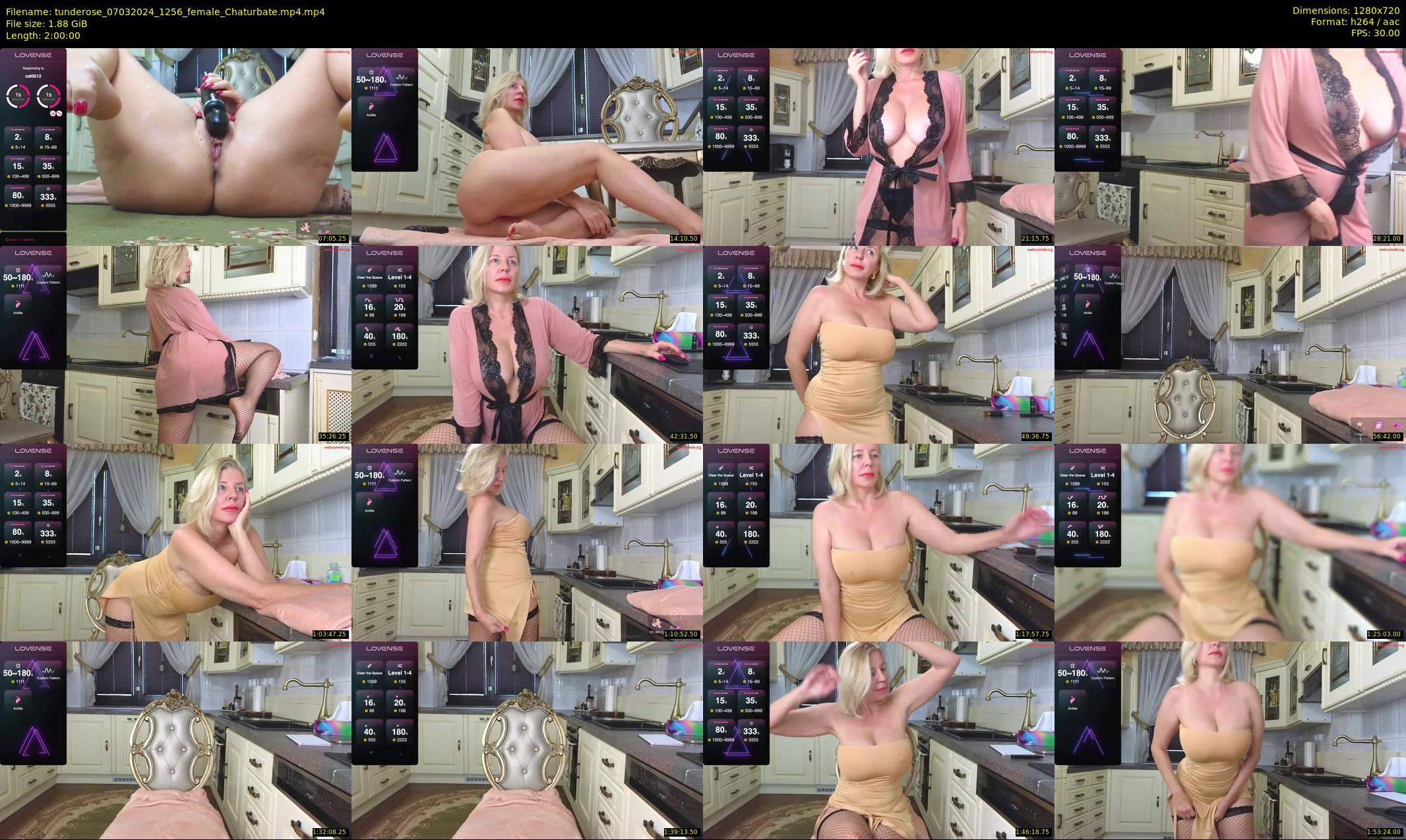 tunderose — 120 minute Chaturbate female cam show recording, 720p, Mar 7, 2024