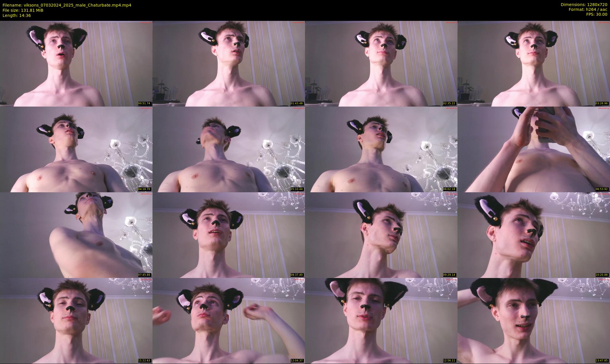 viksons — 15 minute Chaturbate male cam show recording, 720p, Mar 7, 2024
