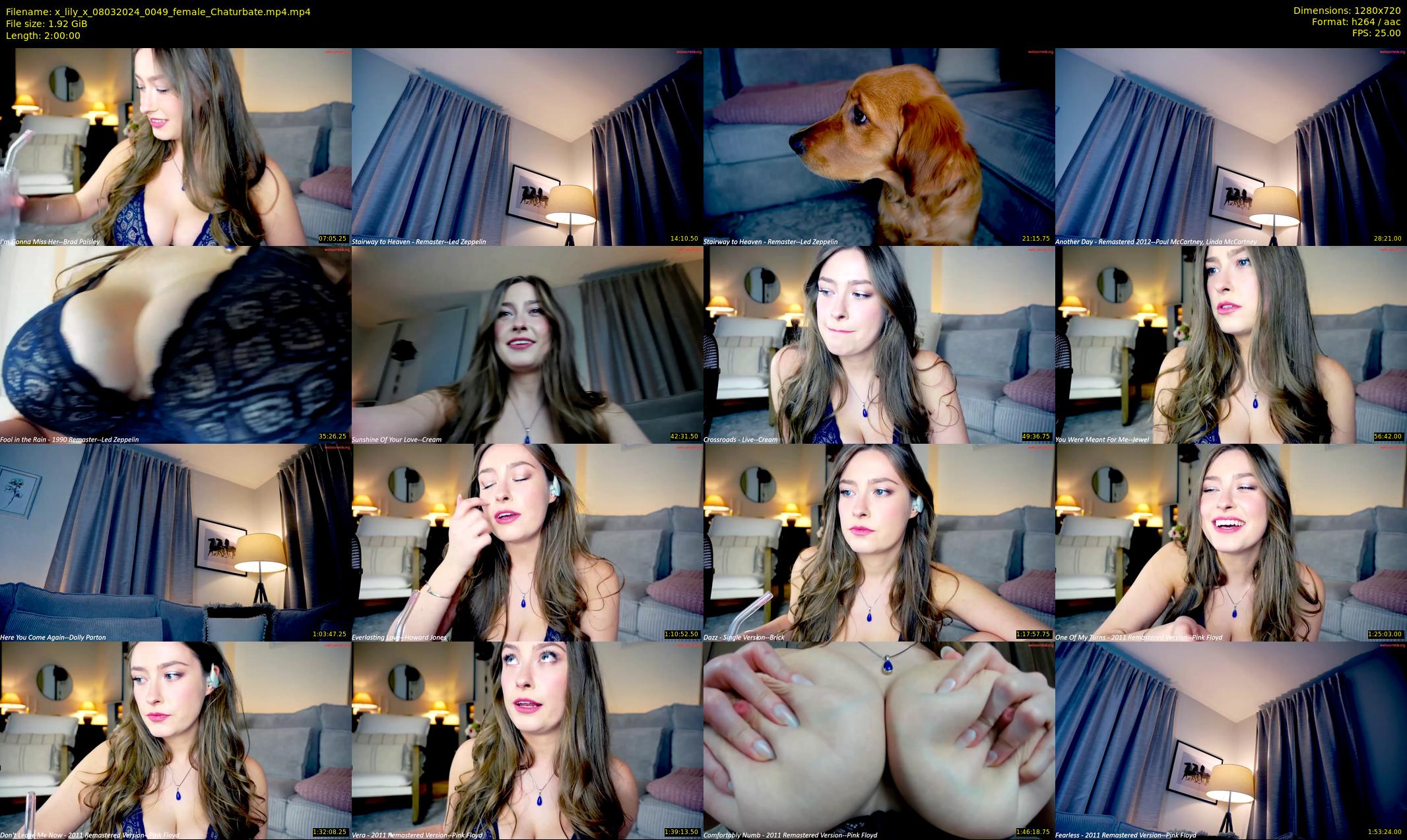 x_lily_x — 120 minute Chaturbate female cam show recording, 720p, Mar 8, 2024