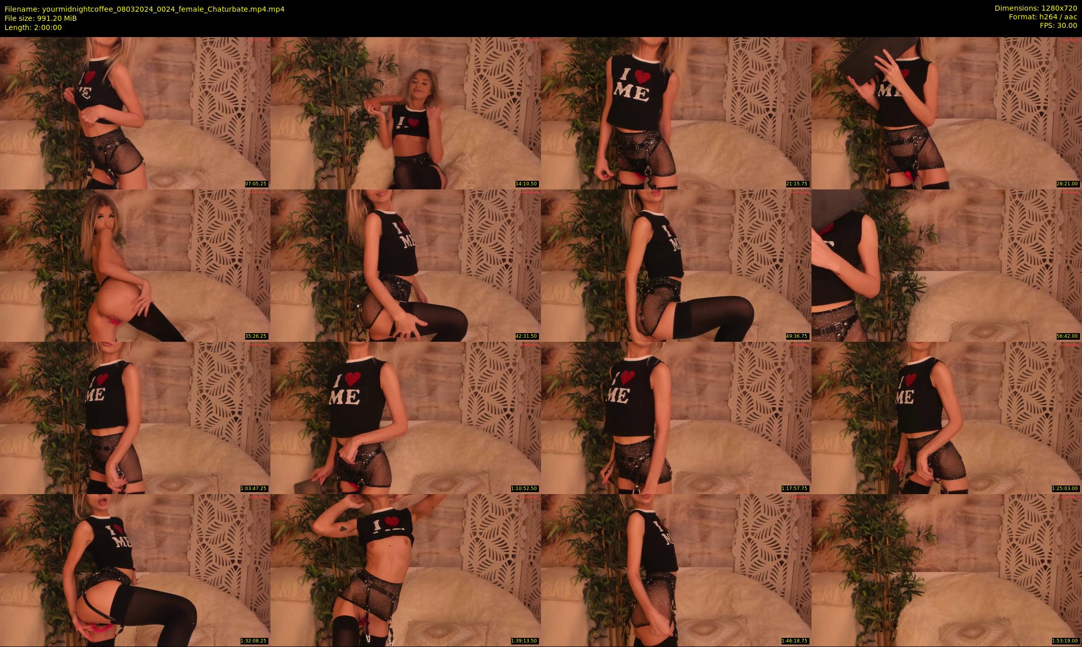 yourmidnightcoffee — 120 minute Chaturbate female cam show recording, 720p, Mar 8, 2024