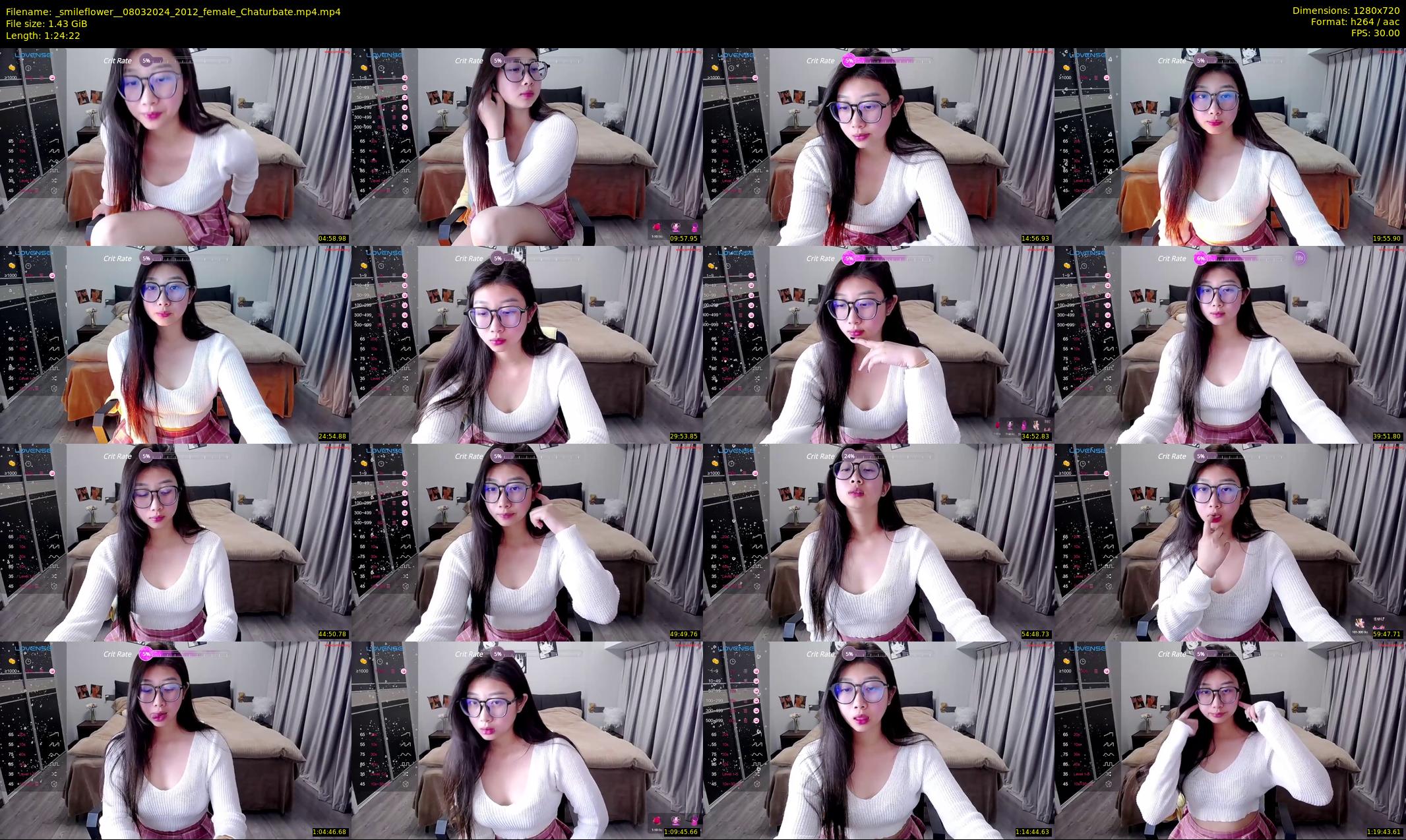 _smileflower_ — 85 minute Chaturbate female cam show recording, 720p, Mar 8, 2024