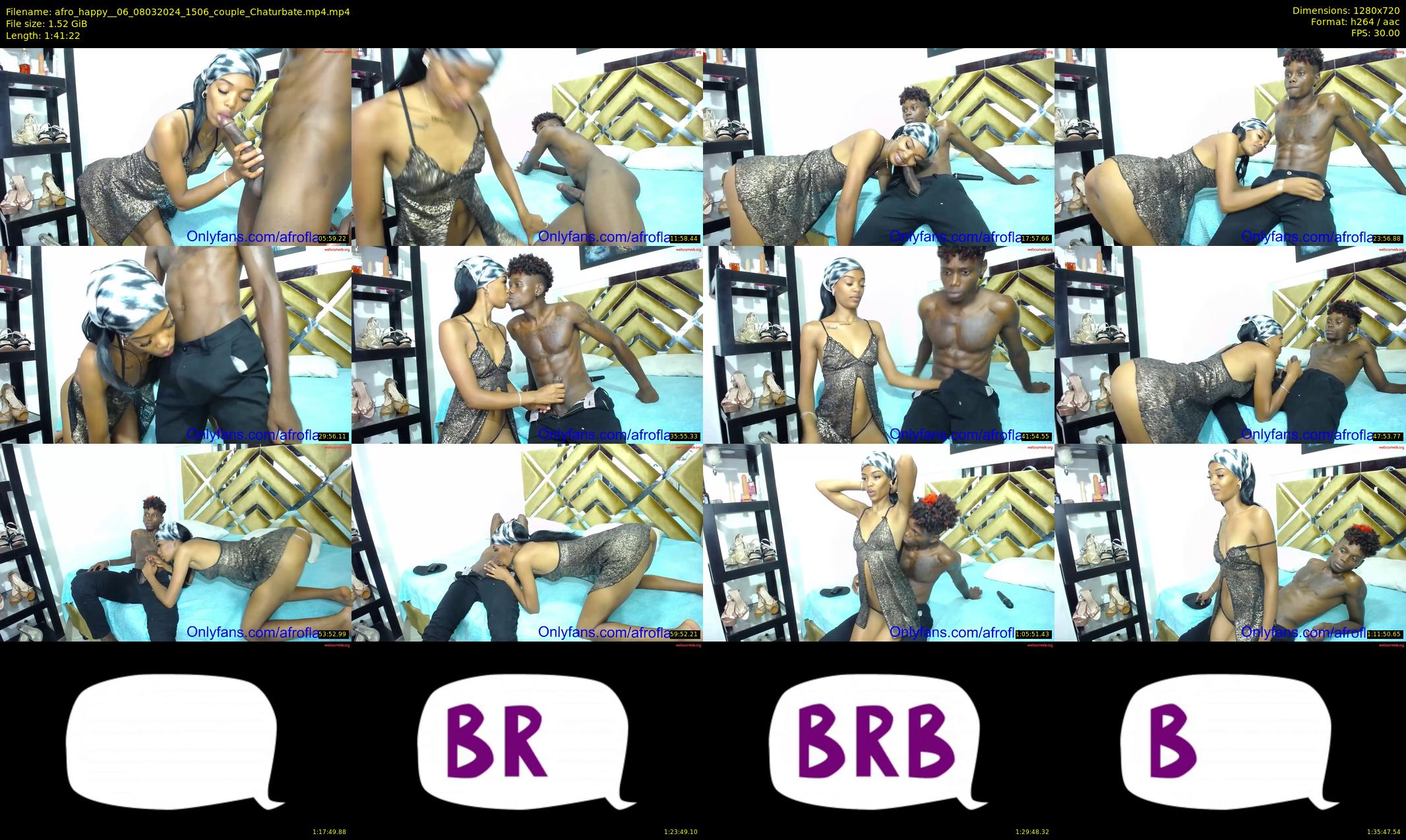 afro_happy__06 — 102 minute Chaturbate couple cam show recording, 720p, Mar 8, 2024