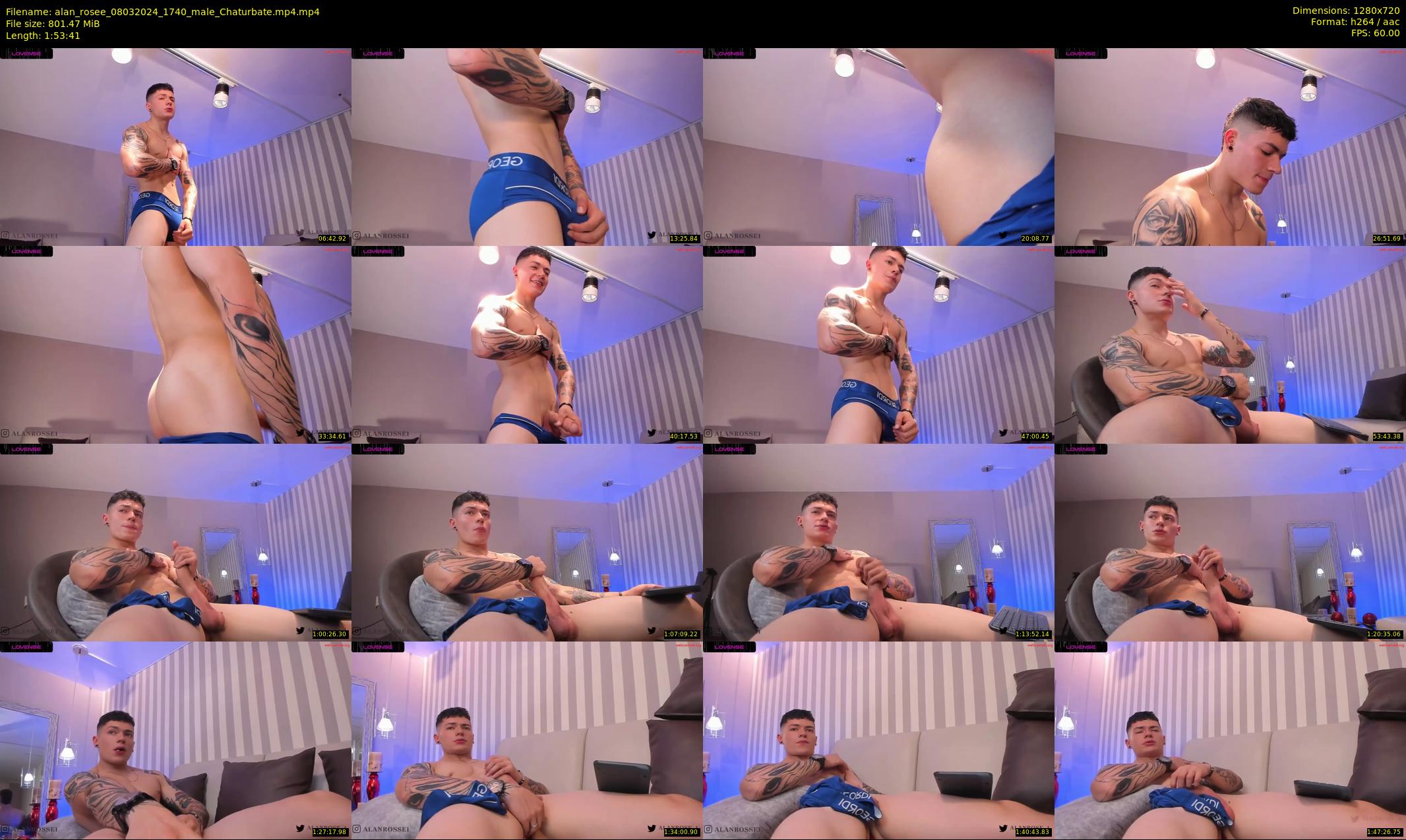 alan_rosee — 114 minute Chaturbate male cam show recording, 720p, Mar 8, 2024