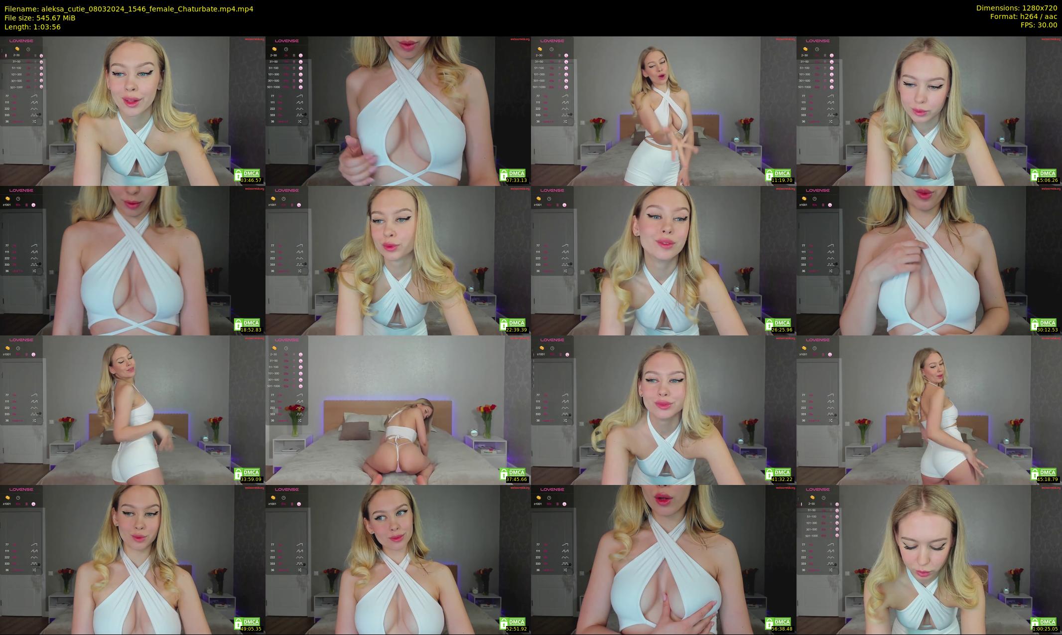 aleksa_cutie — 64 minute Chaturbate female cam show recording, 720p, Mar 8, 2024