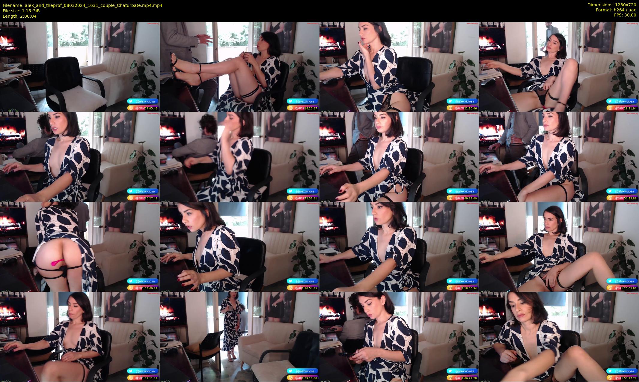 alex_and_theprof — 121 minute Chaturbate couple cam show recording, 720p, Mar 8, 2024