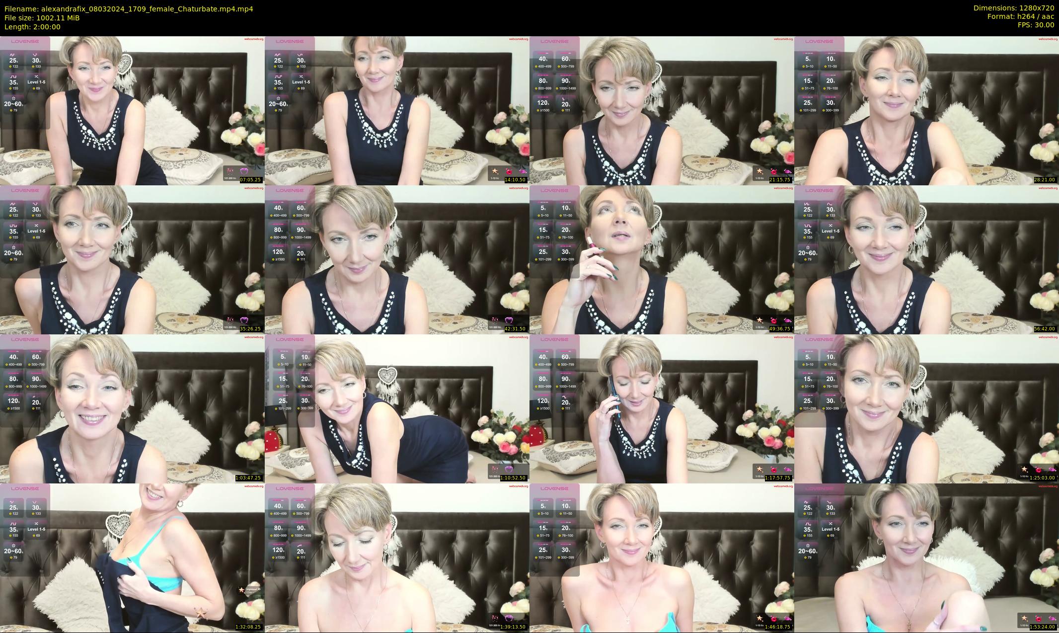 alexandrafix — 120 minute Chaturbate female cam show recording, 720p, Mar 8, 2024