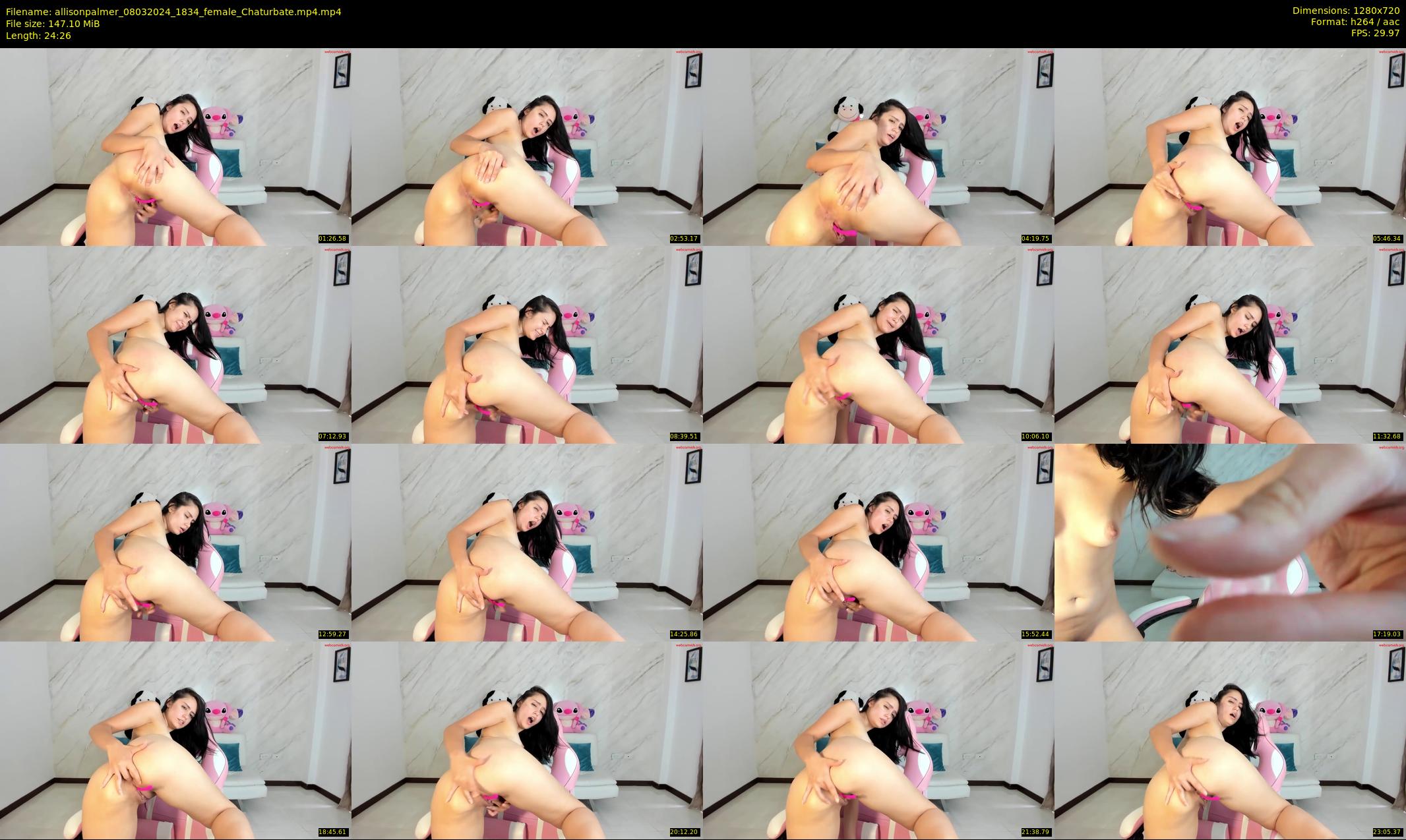 allisonpalmer — 25 minute Chaturbate female cam show recording, 720p, Mar 8, 2024