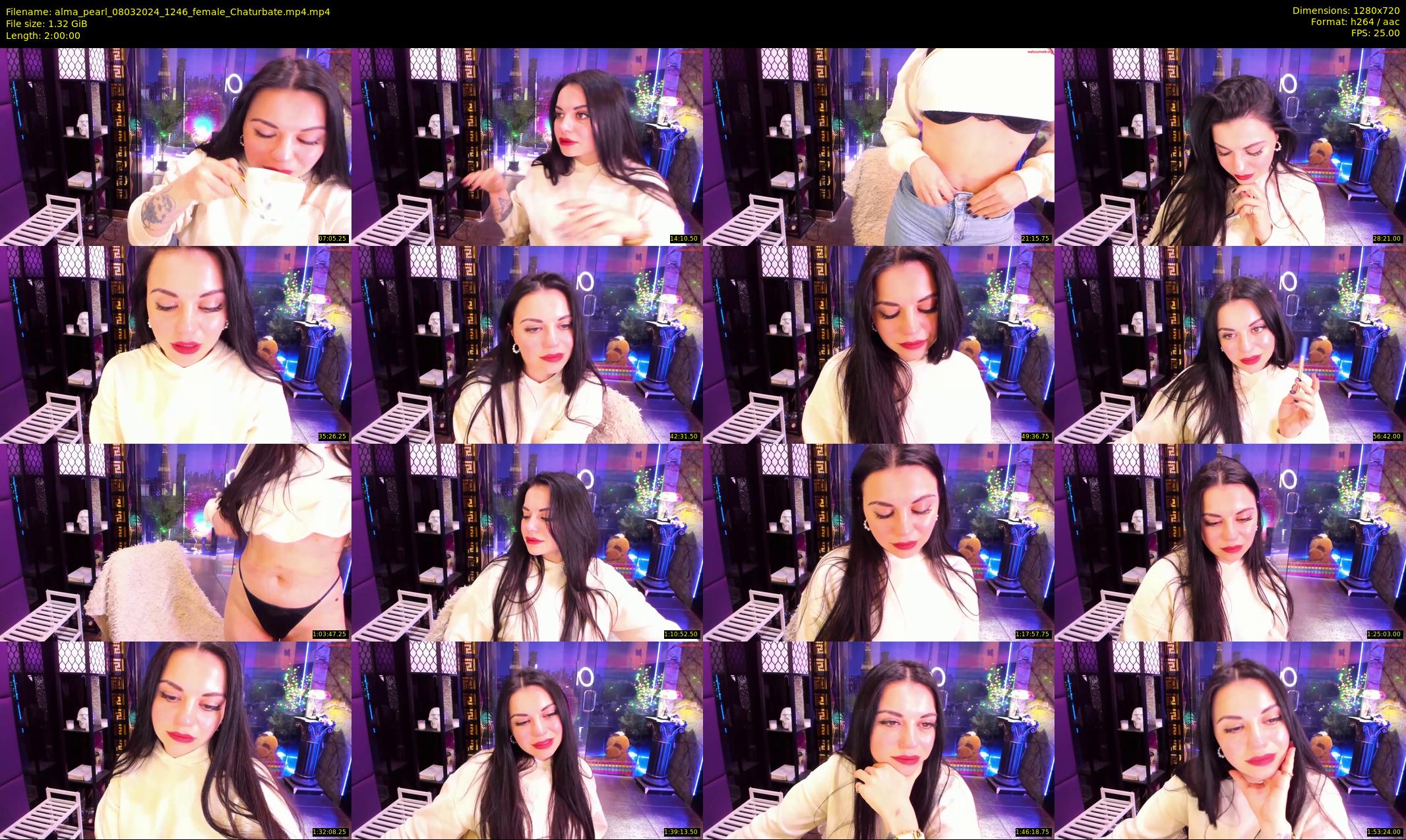 alma_pearl — 120 minute Chaturbate female cam show recording, 720p, Mar 8, 2024
