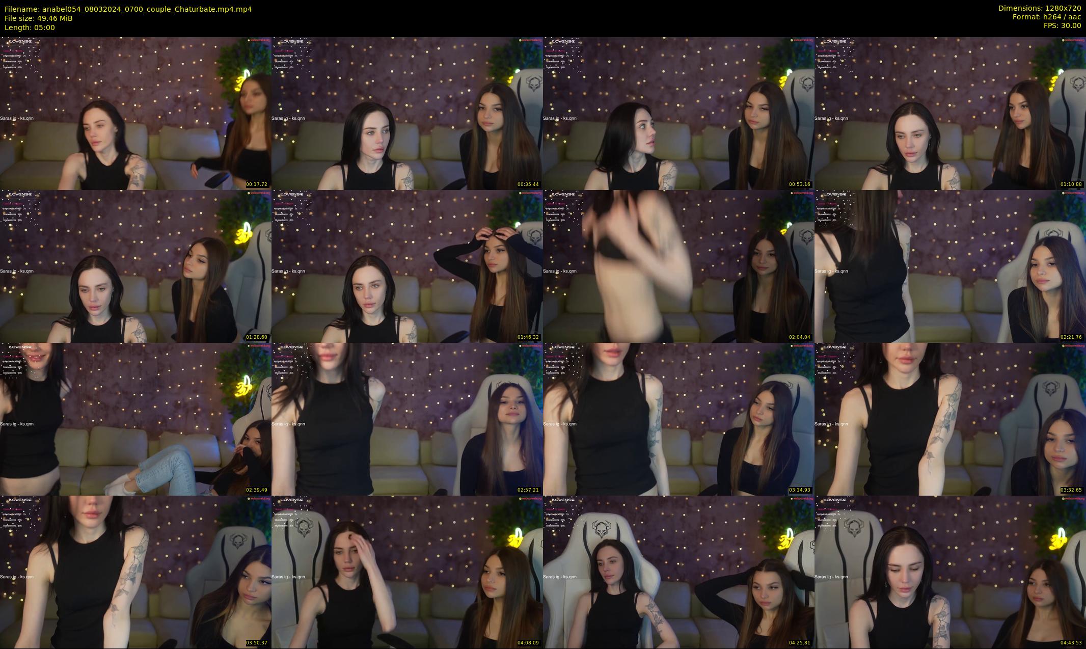 anabel054 — 5 minute Chaturbate female cam show recording, 720p, Mar 8, 2024