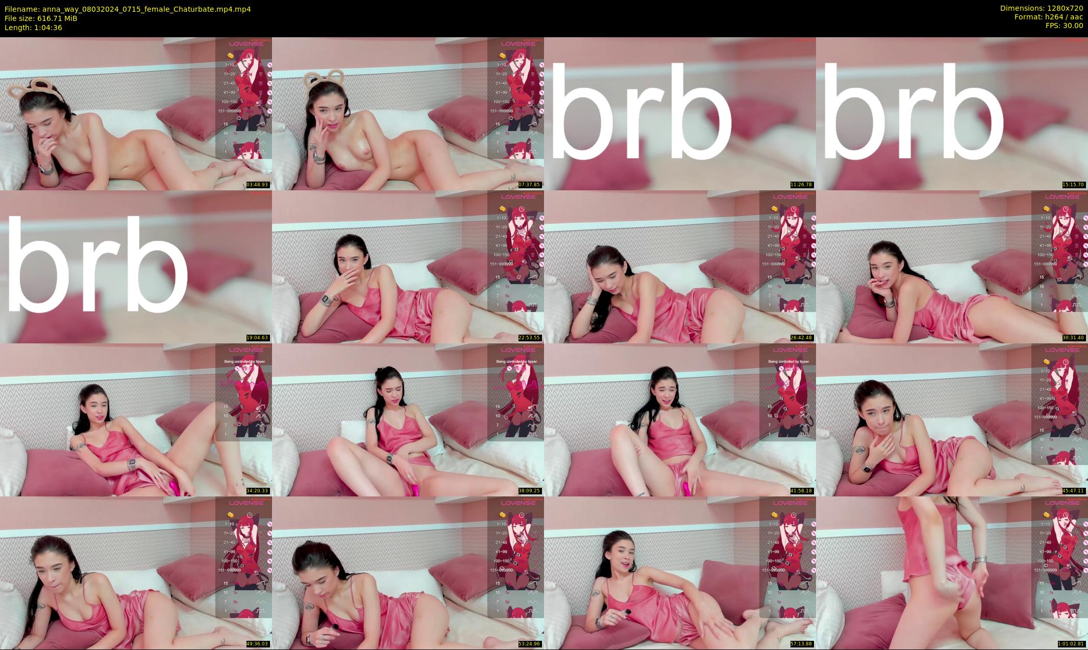 anna_way — 65 minute Chaturbate female cam show recording, 720p, Mar 8, 2024