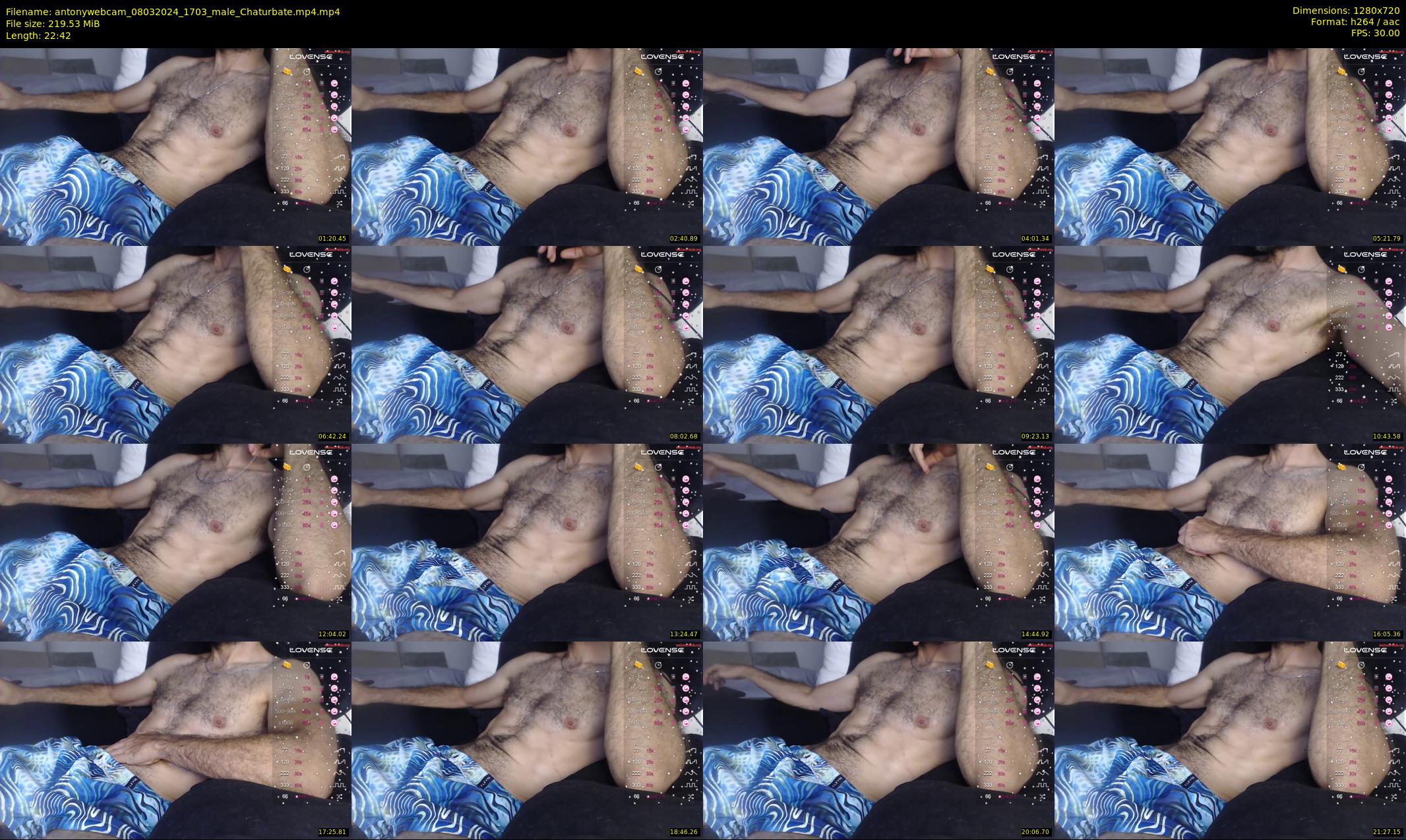 antonywebcam — 23 minute Chaturbate male cam show recording, 720p, Mar 8, 2024