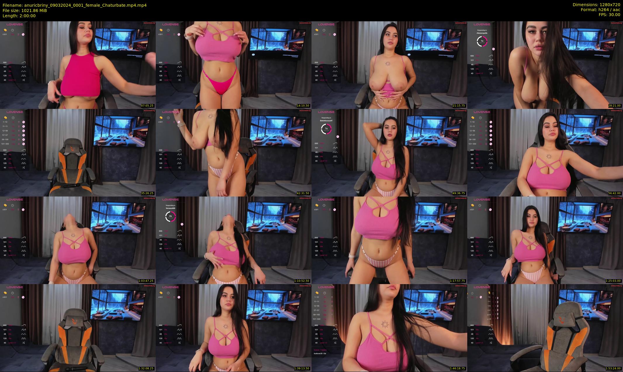 anuricbriny — 120 minute Chaturbate female cam show recording, 720p, Mar 9, 2024