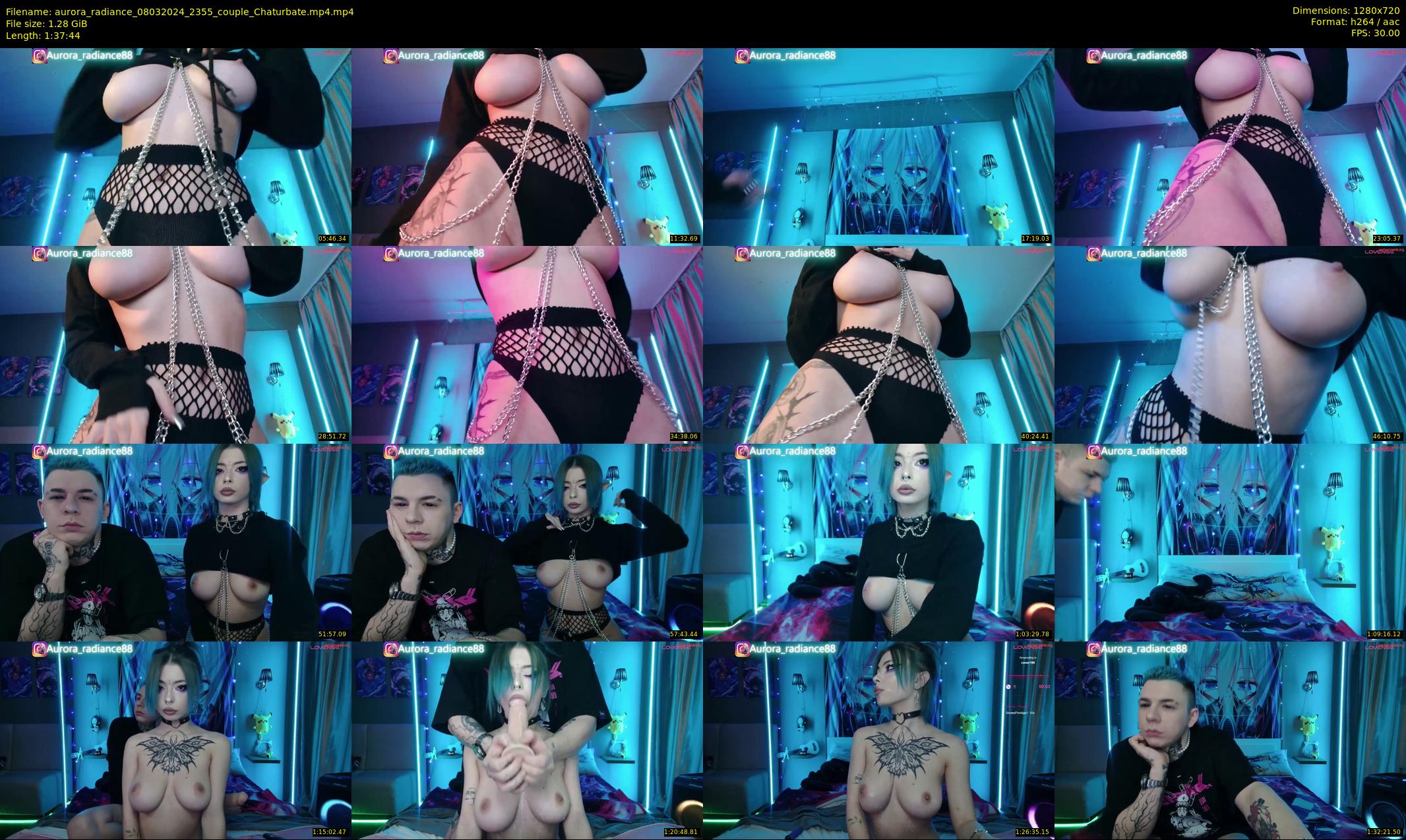 aurora_radiance — 98 minute Chaturbate couple cam show recording, 720p, Mar 8, 2024